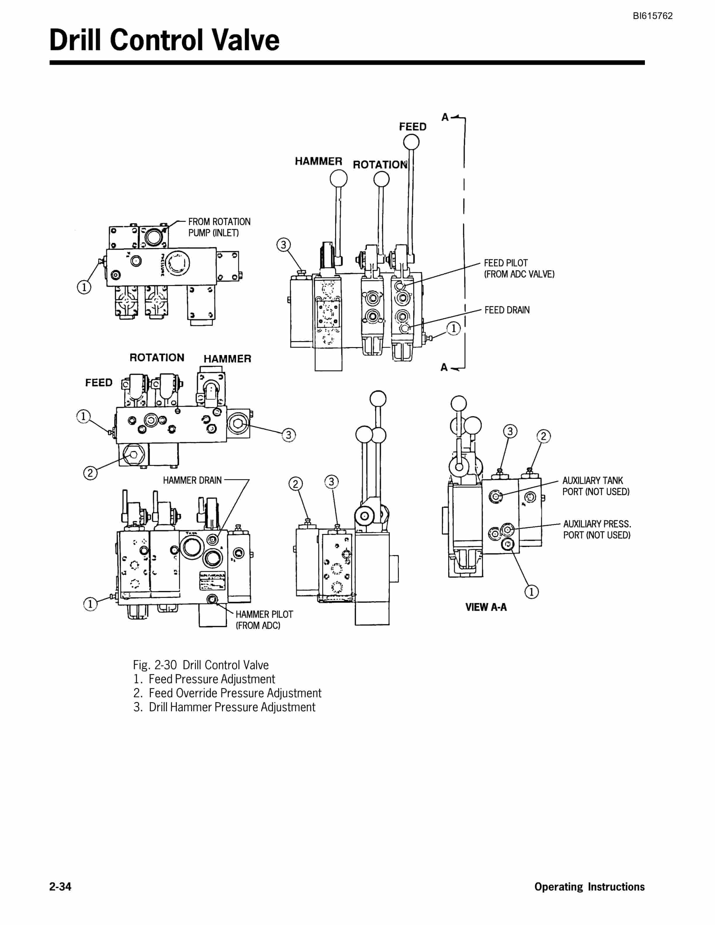 Bucyrus MK35HE Two Boom Articulated Hydraulic Jumbo Technical Manual BI615762-3