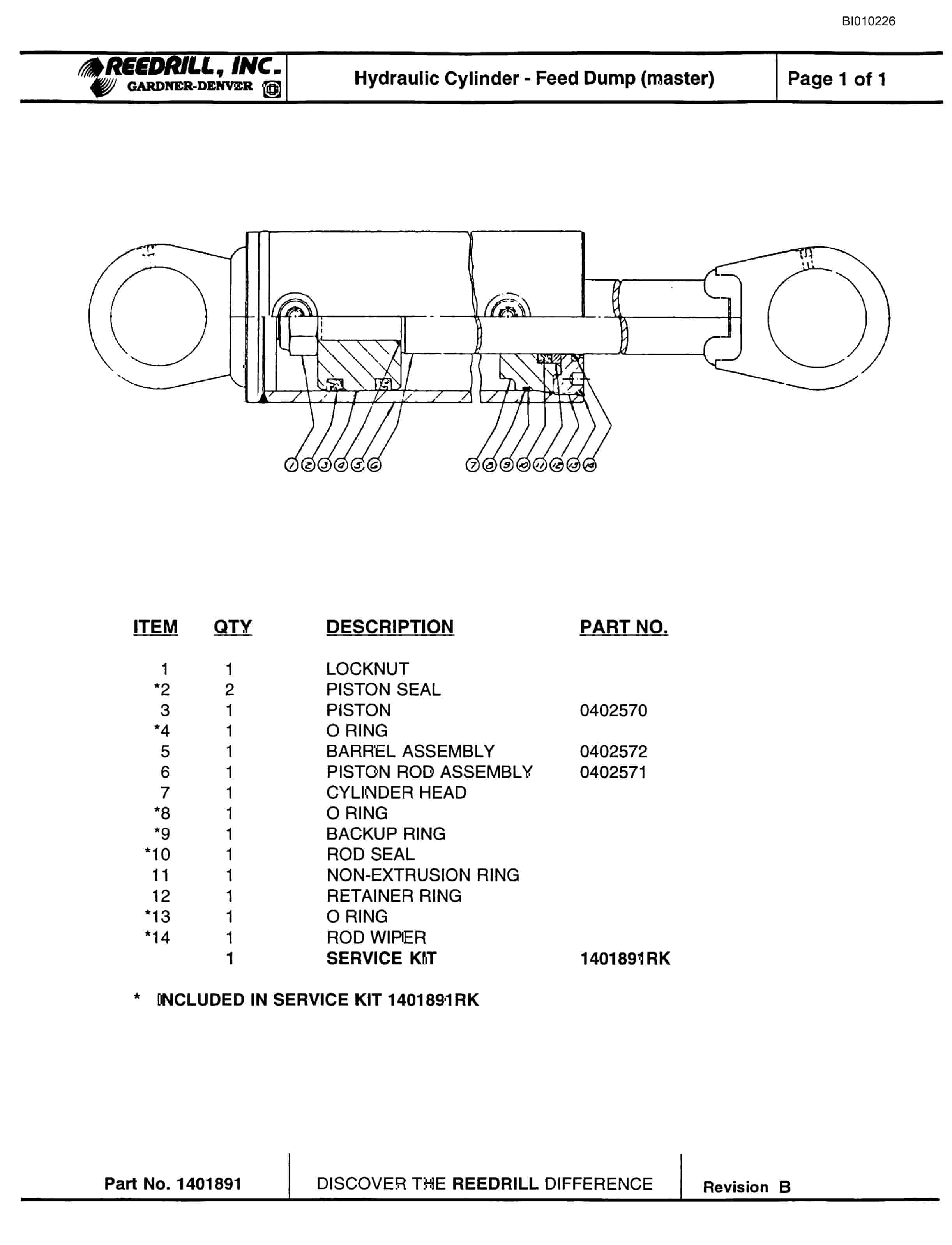Bucyrus MK45HD Single Boom Hydraulic Jumbo Parts Catalog BI010226-5