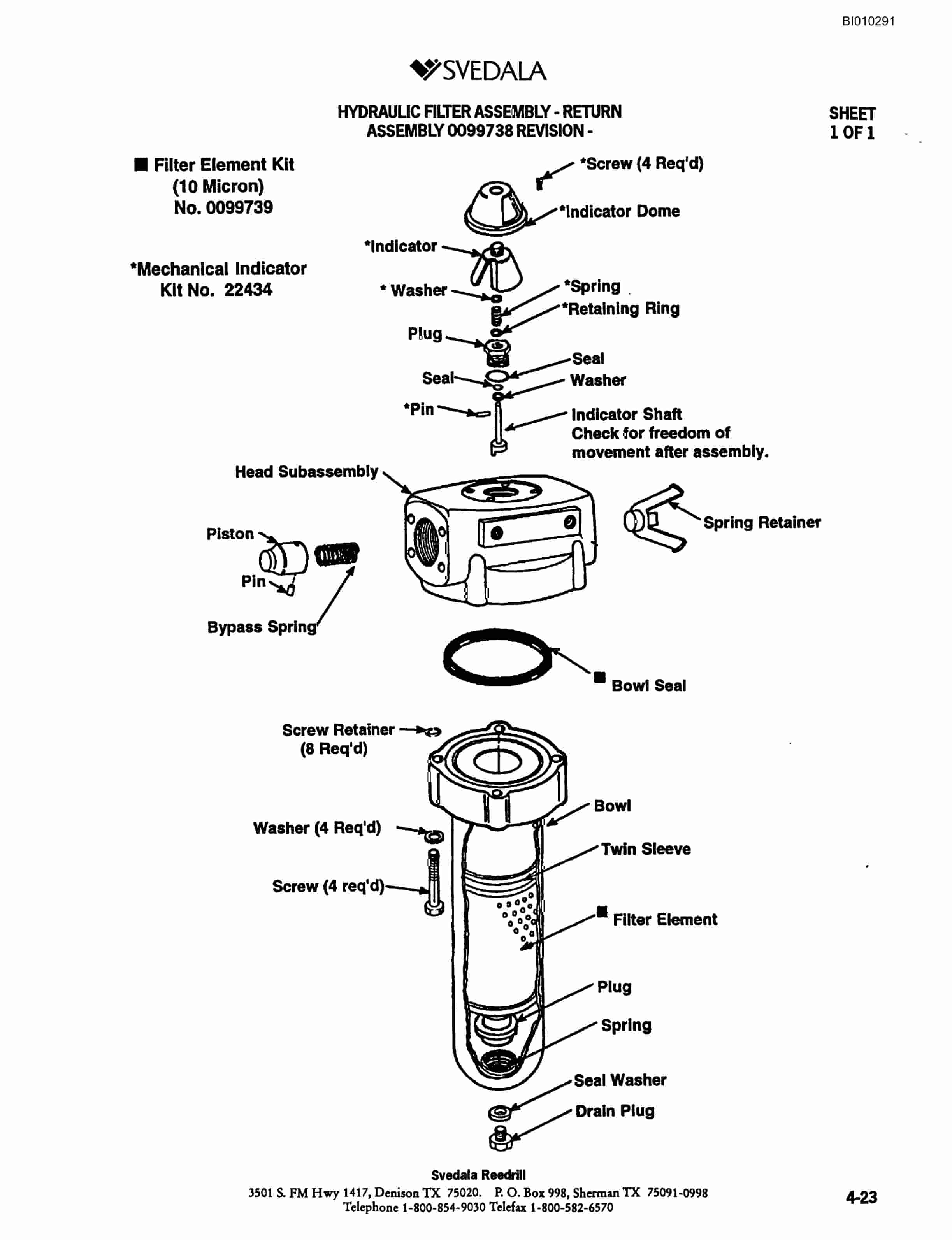 Bucyrus MK45HD Single Boom Hydraulic Jumbo Parts Catalog BI010291-2