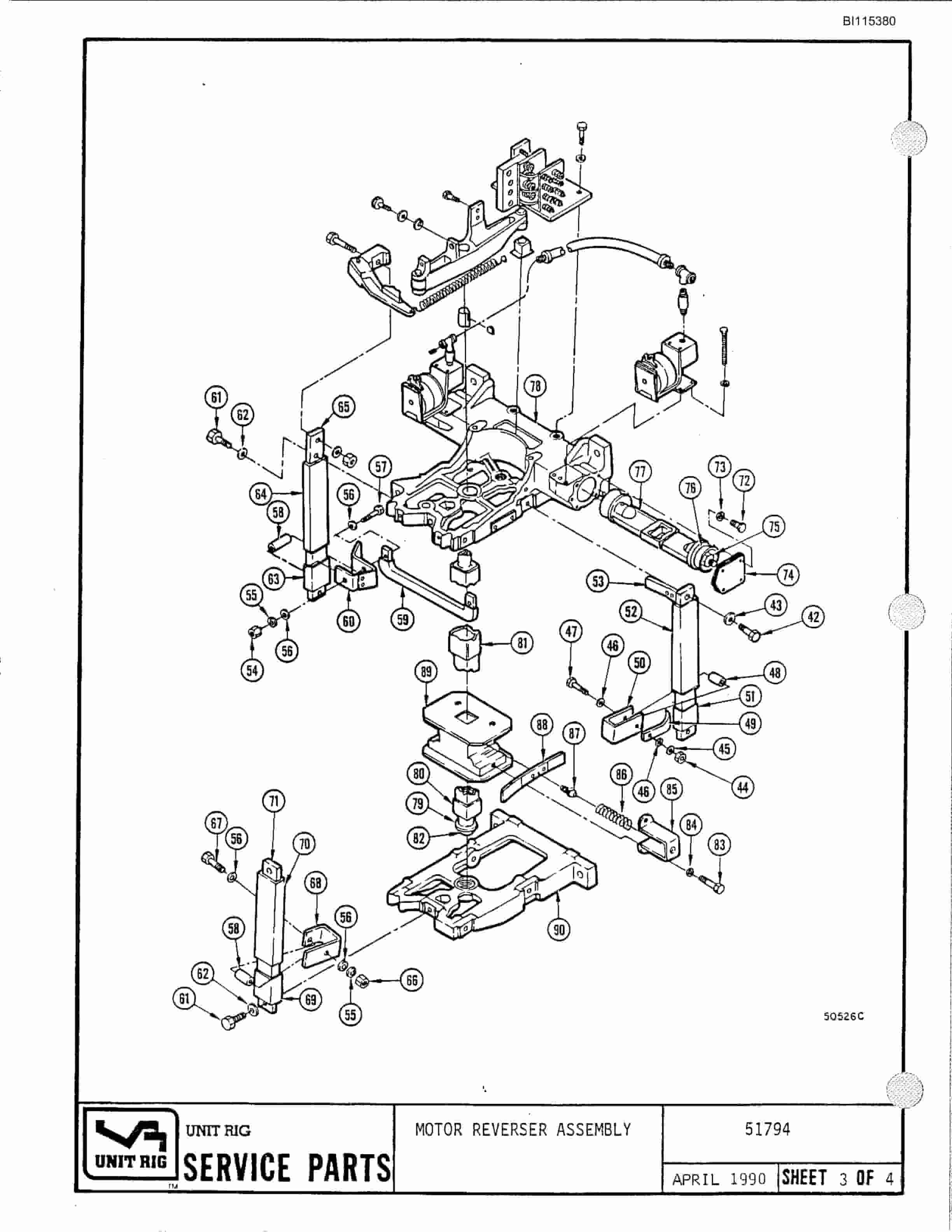 Bucyrus MT-3700 Parts Catalog BI115380-5