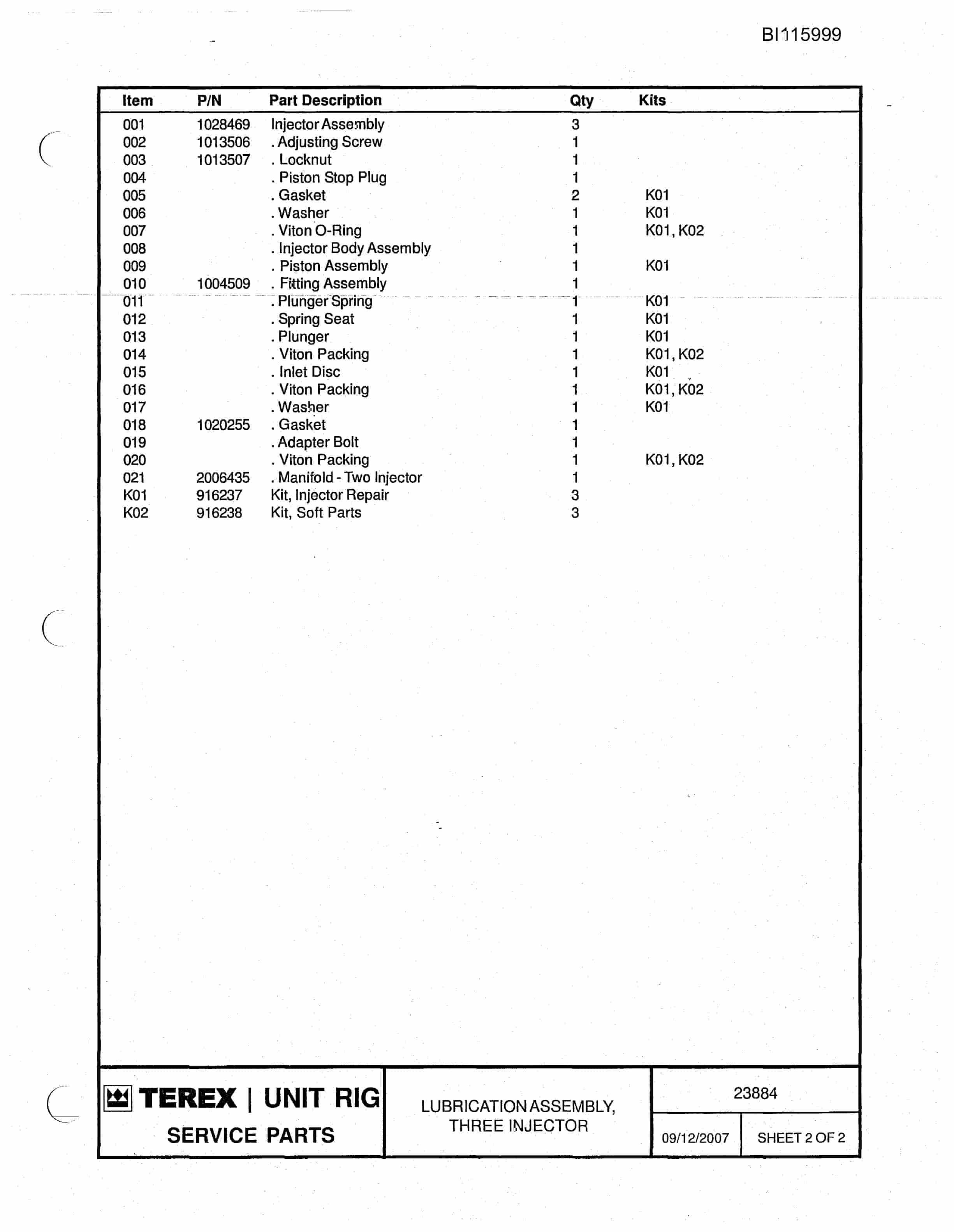 Bucyrus MT-4400 AC Technical Manual BI115999-3