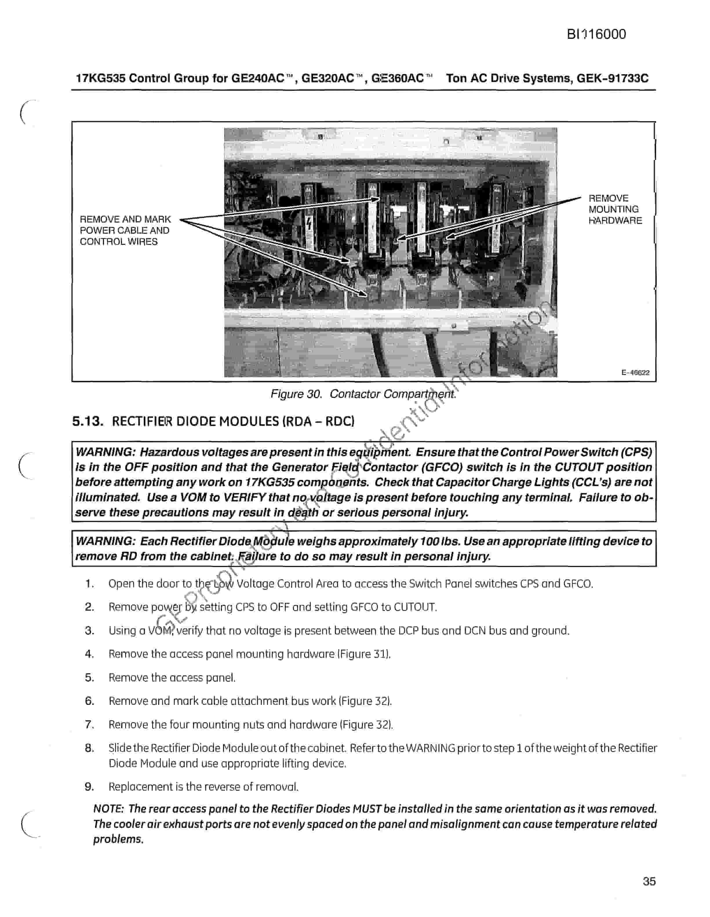 Bucyrus MT-4400 AC Technical Manual BI116000 Vol 2-3