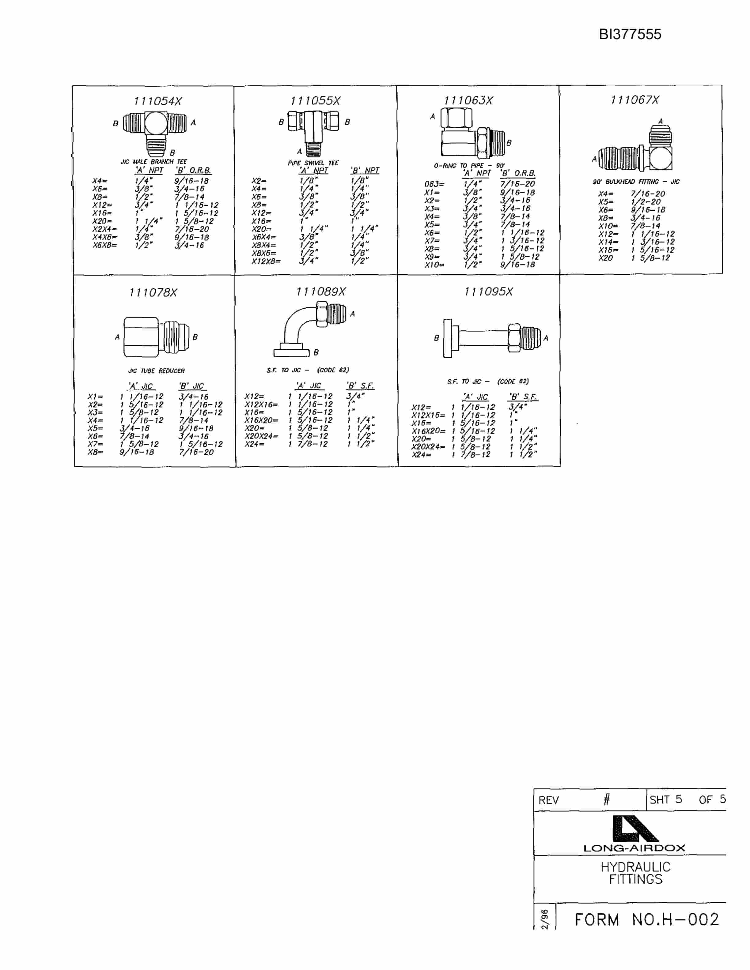 Bucyrus MT-48L-16 Parts Catalog BI377555-2