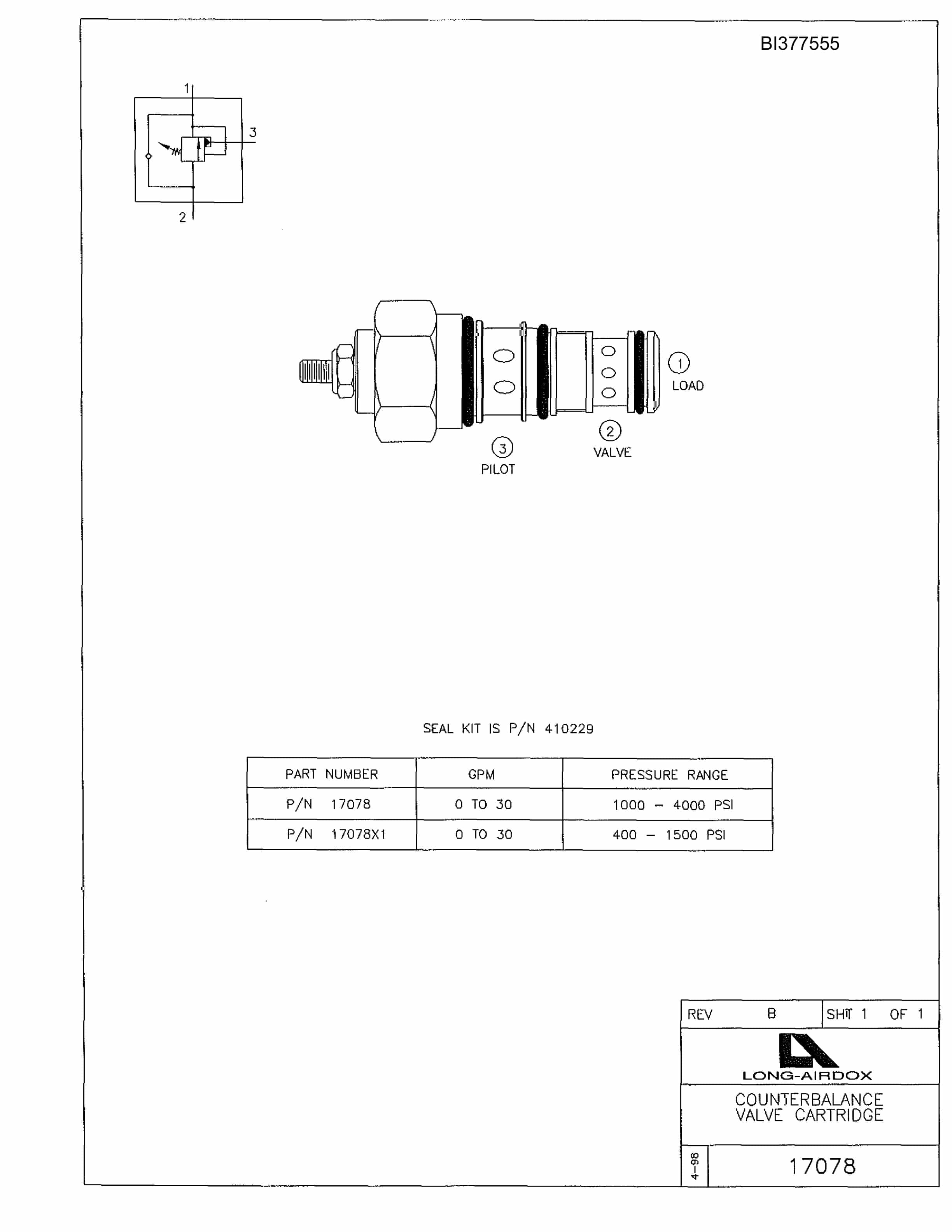 Bucyrus MT-48L-16 Parts Catalog BI377555-3