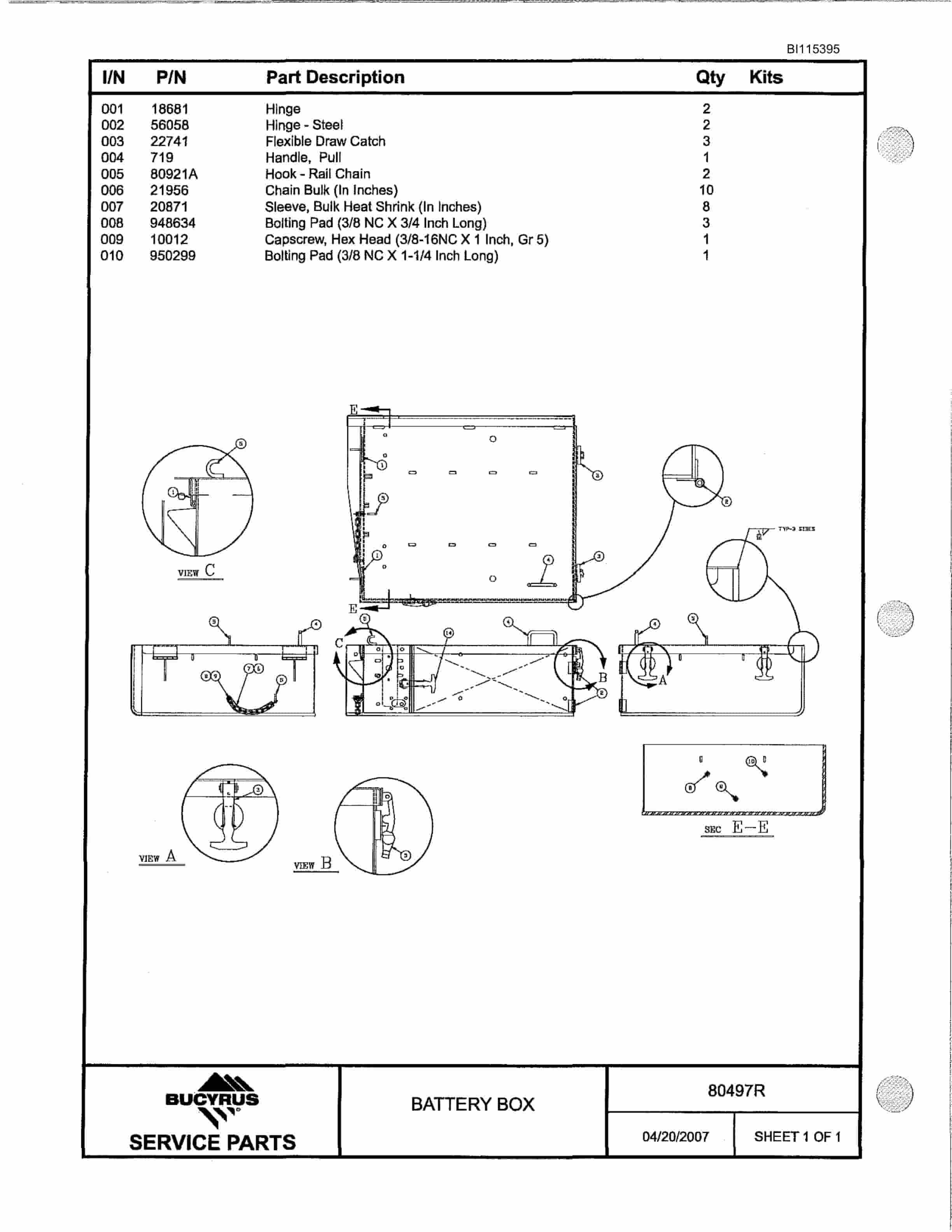 Bucyrus MT-6300AC Technical Manual BI115395-4
