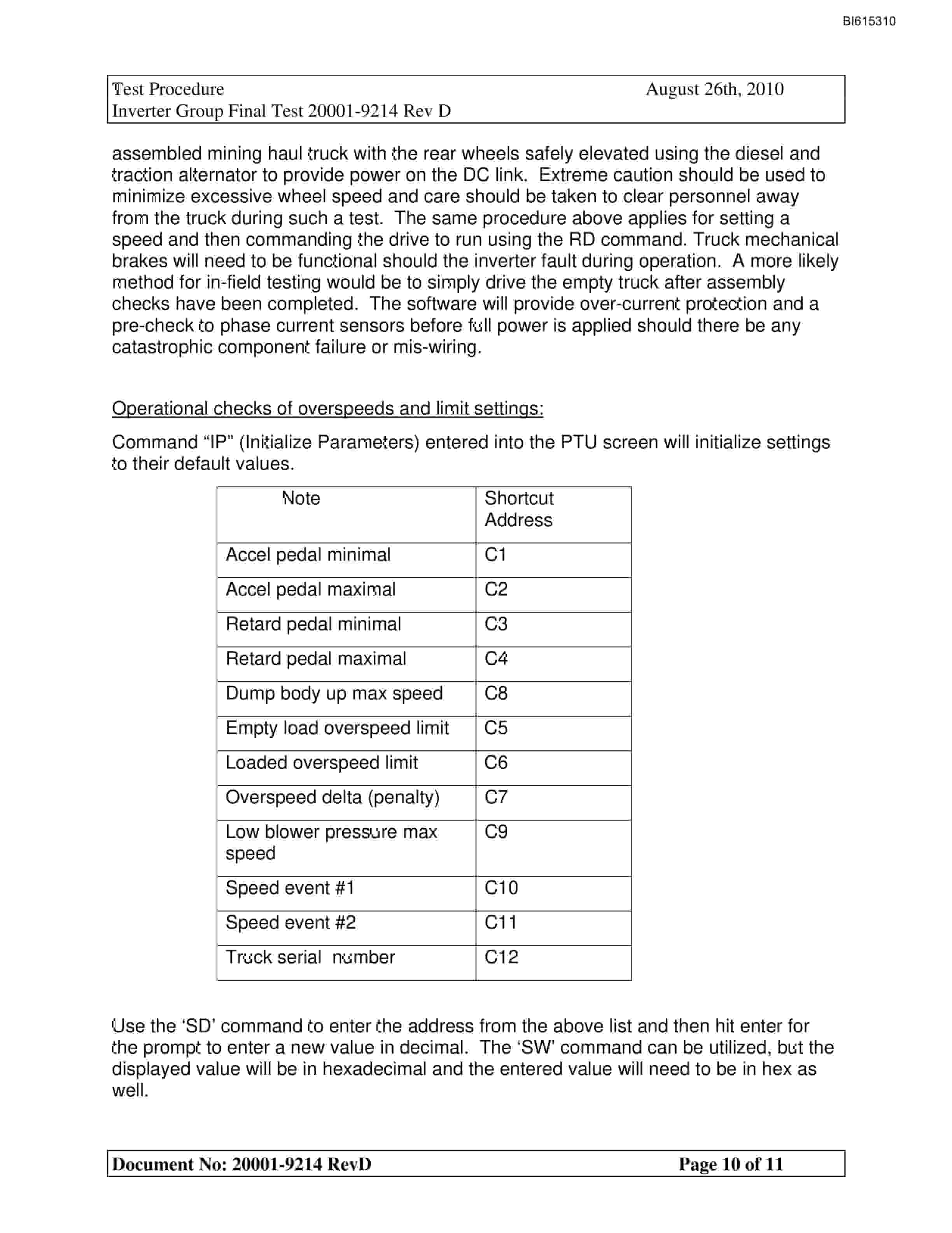 Bucyrus MT6300AC Drive System Technical Manual BI615310 4 Bucyrus MT6300AC Drive System Technical Manual BI615310 - Image 4