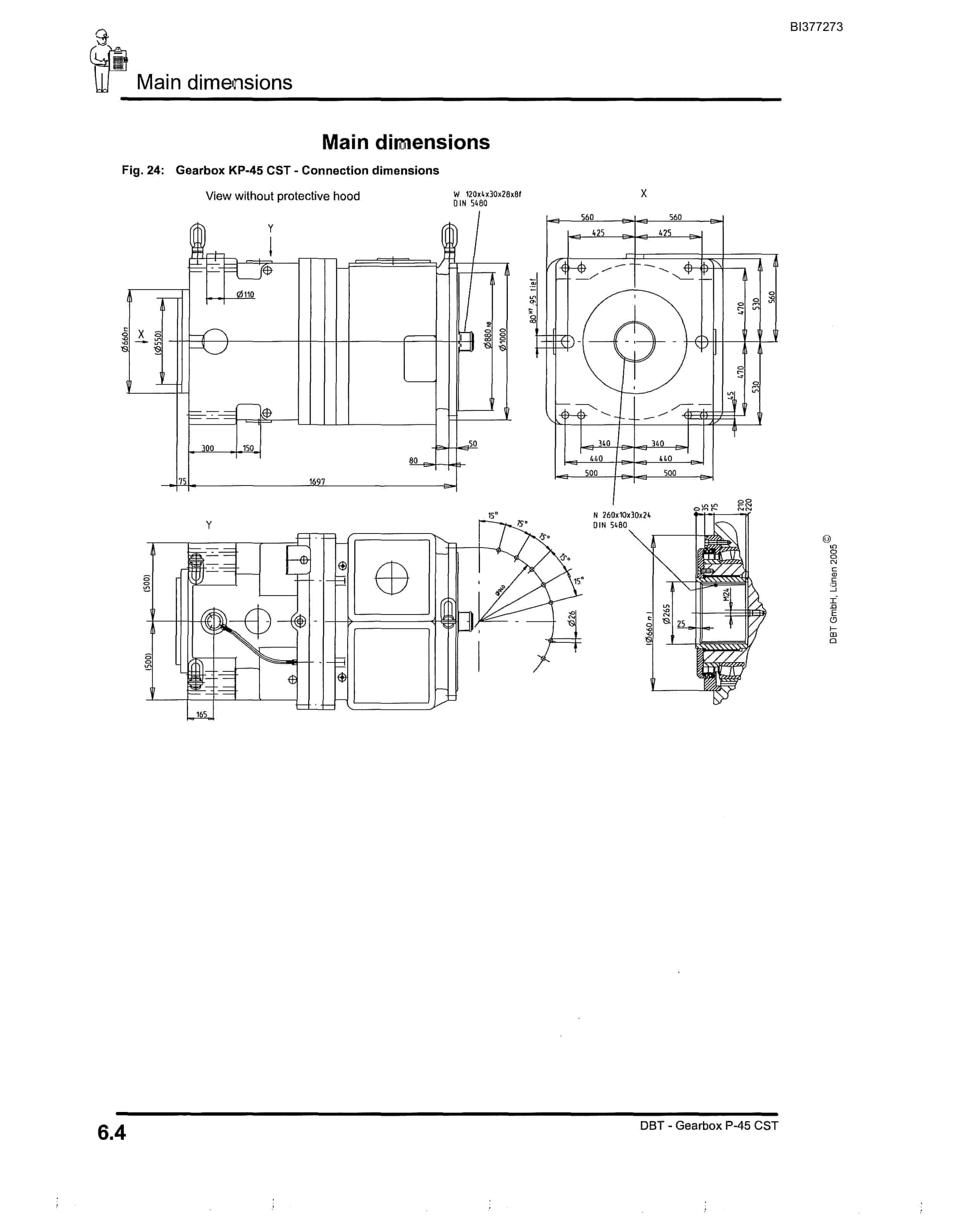 Bucyrus P-45 CST Gearbox Technical Manual BI377273-3