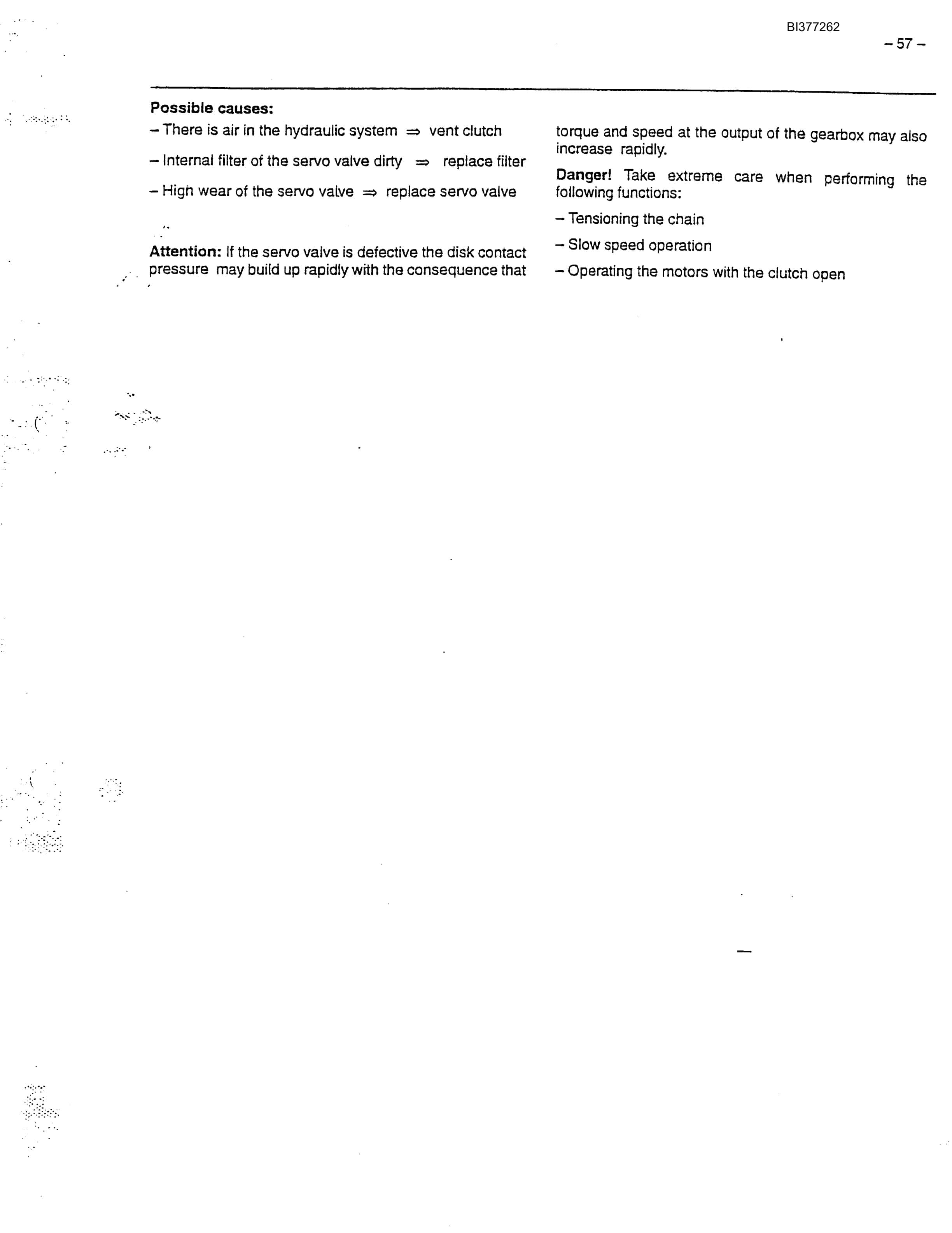Bucyrus P-45 CST Power Unit Technical Manual BI377262-2