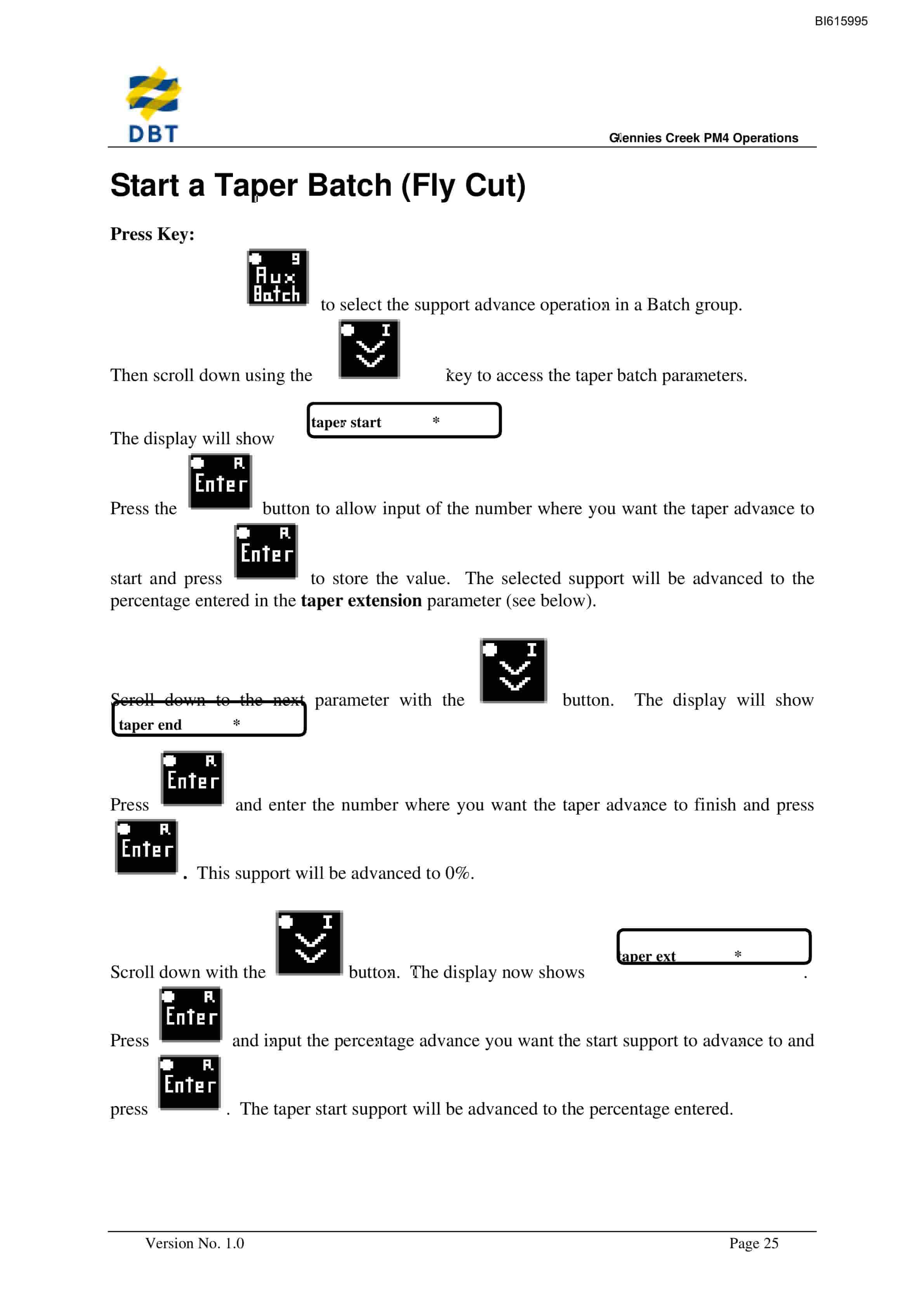 Bucyrus PM4 Operations Technical Manual BI615995-3