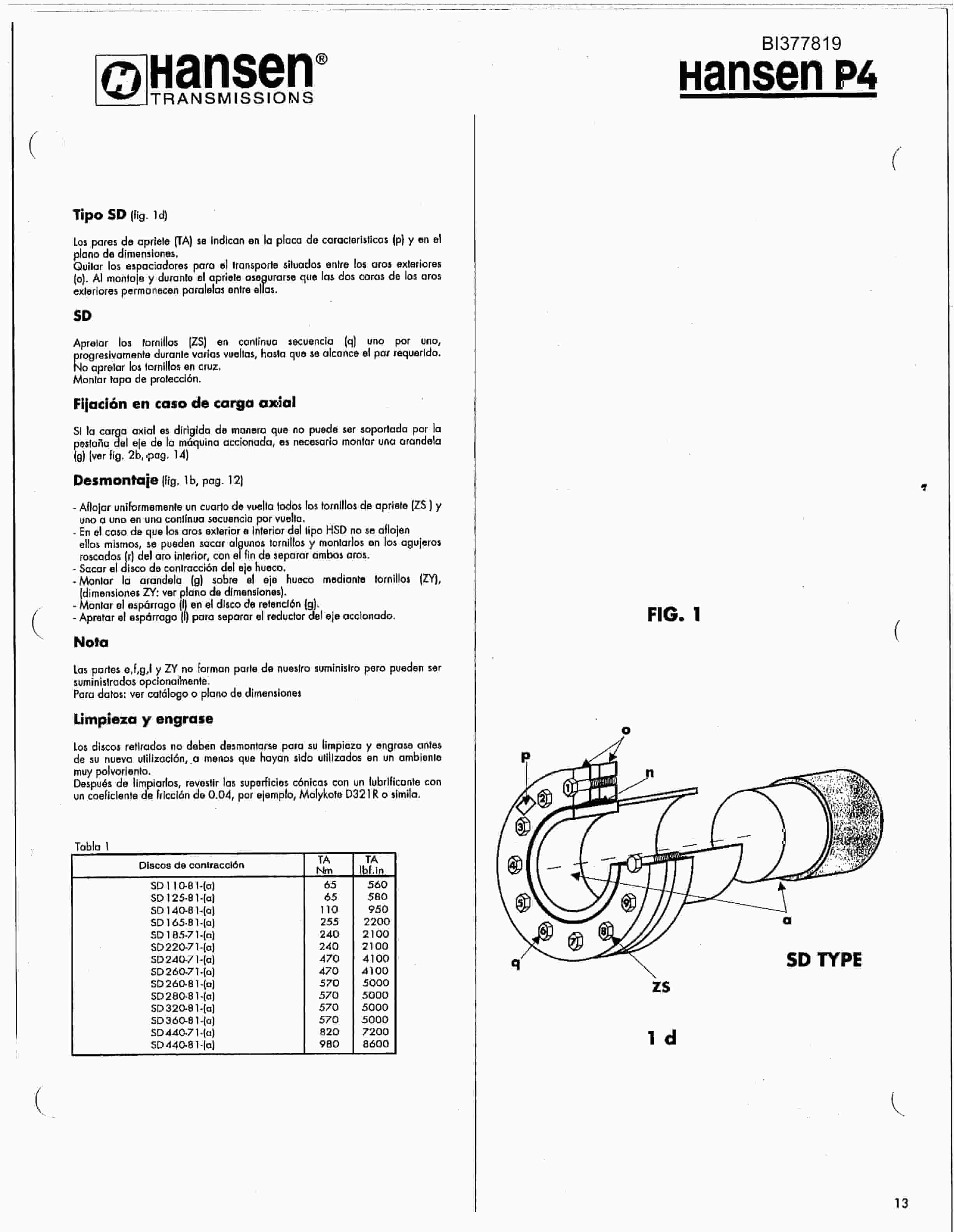 Bucyrus Preliminary Parts Catalog BI377819-3
