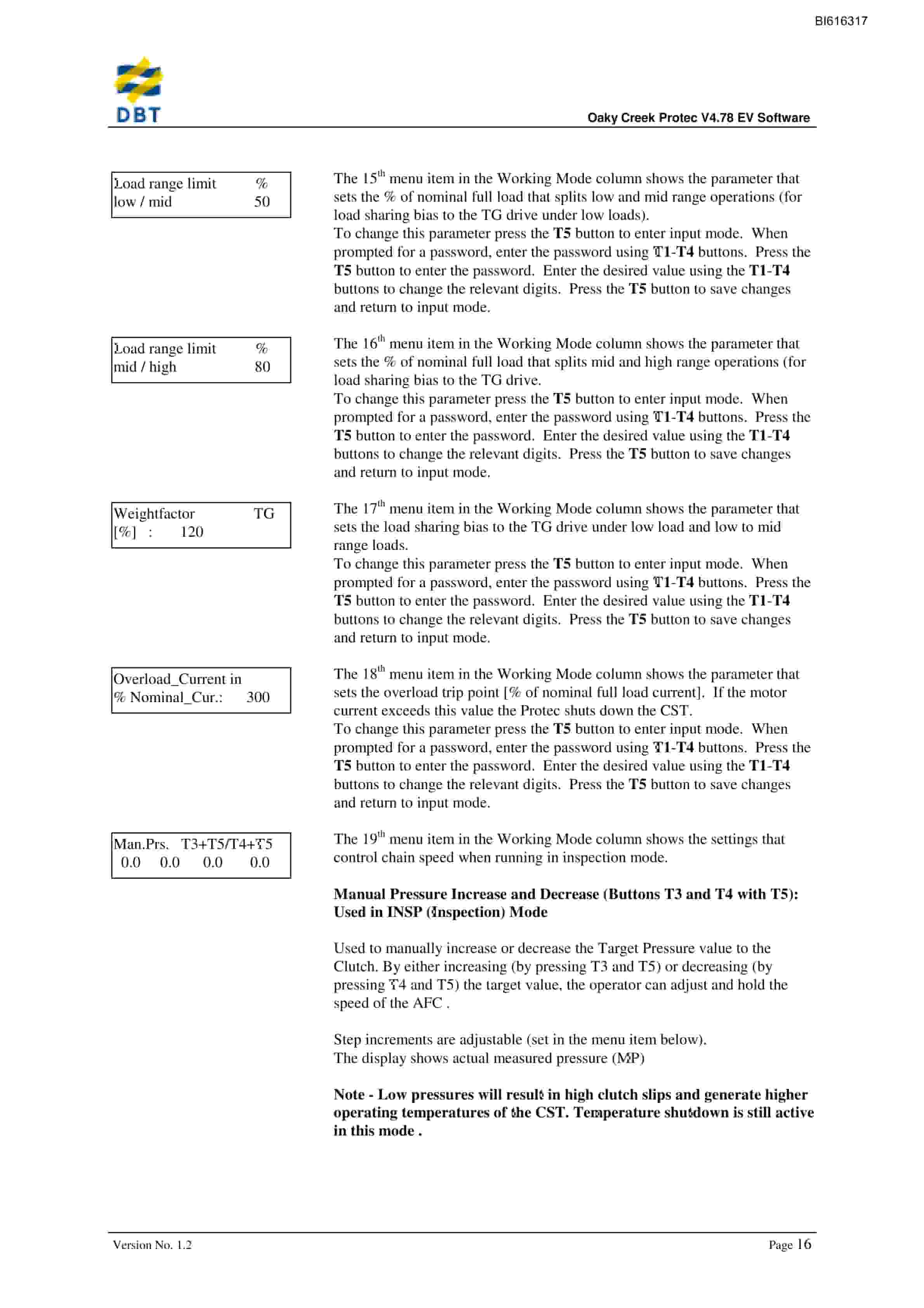 Bucyrus Protec Software V4.78ev Technical Manual BI616317-5