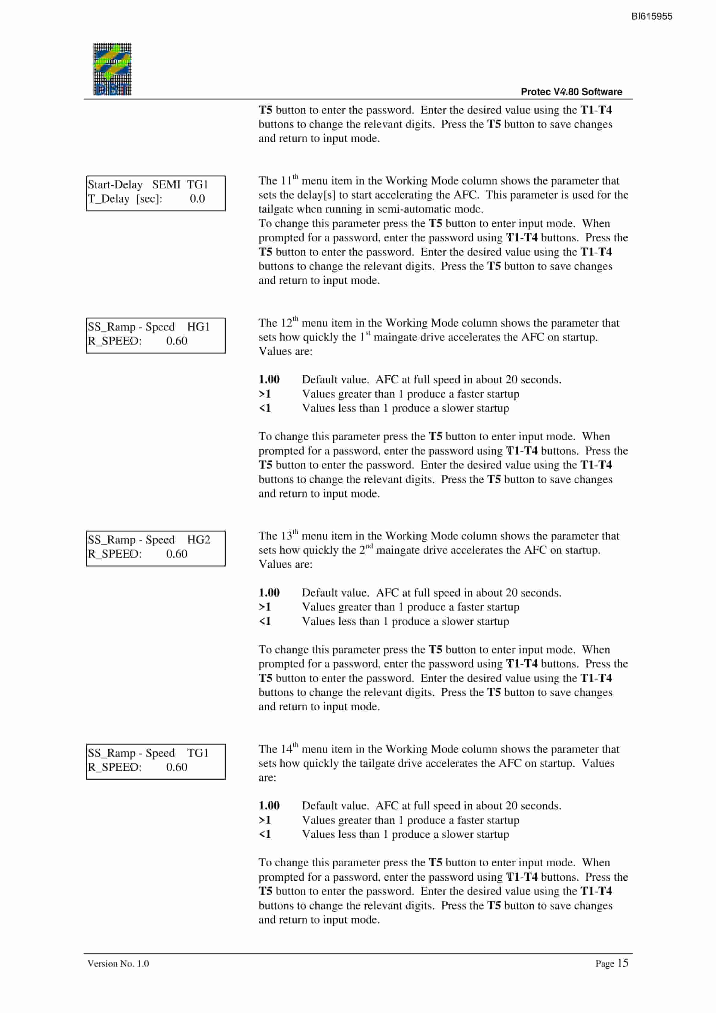 Bucyrus Protec Software V4.80ev Technical Manual BI615955-4