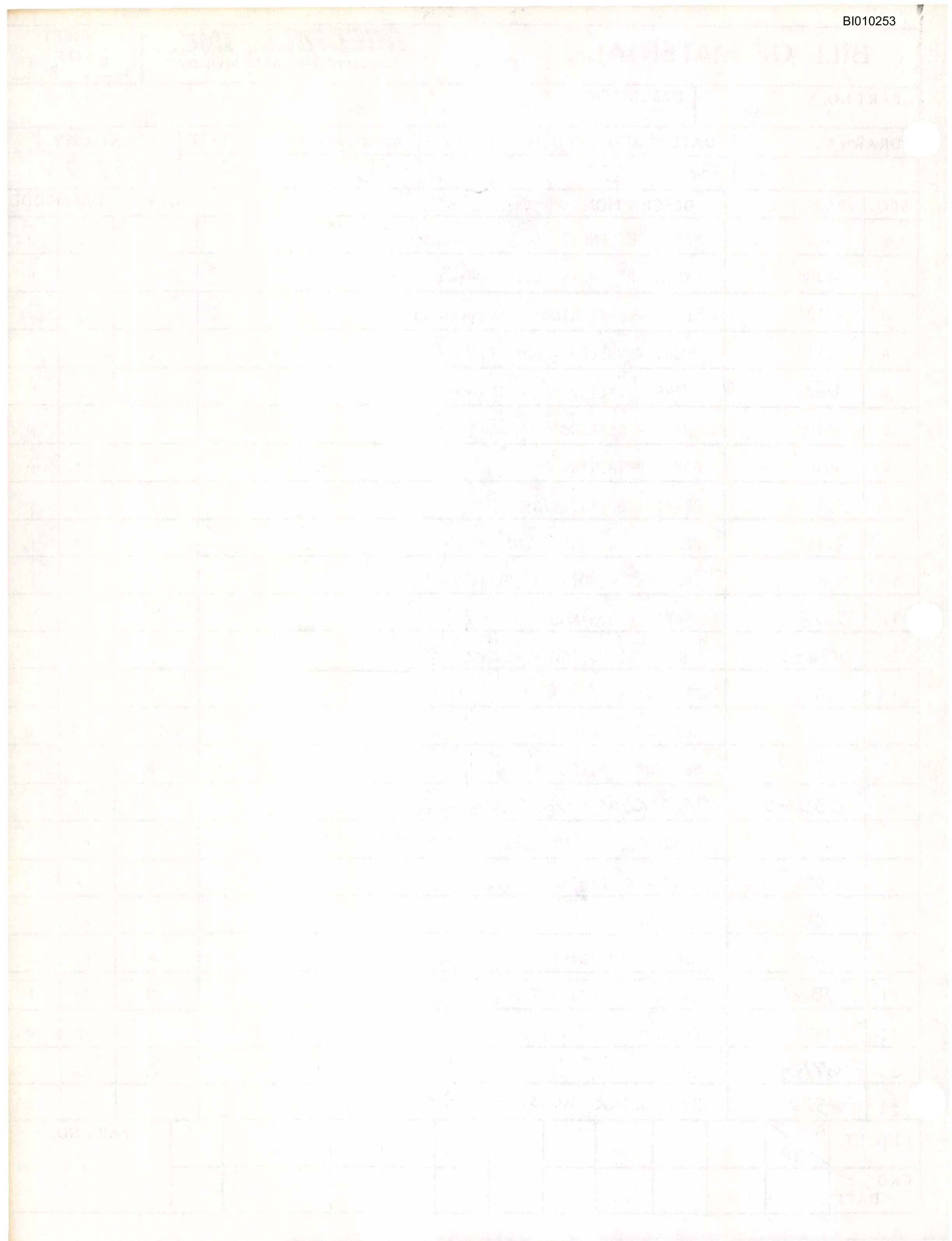 Bucyrus R-60 Parts Catalog BI010253-2