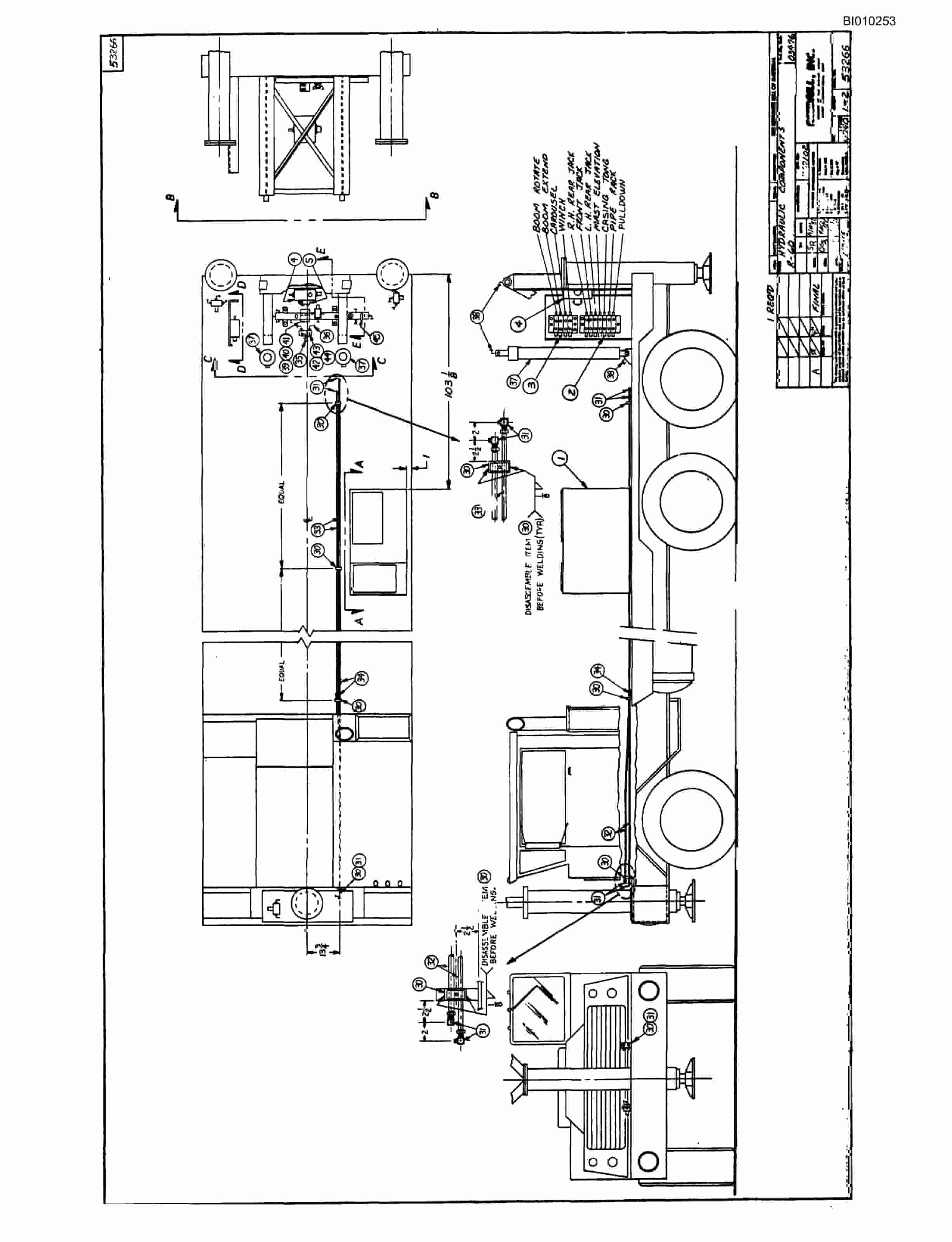 Bucyrus R-60 Parts Catalog BI010253-3