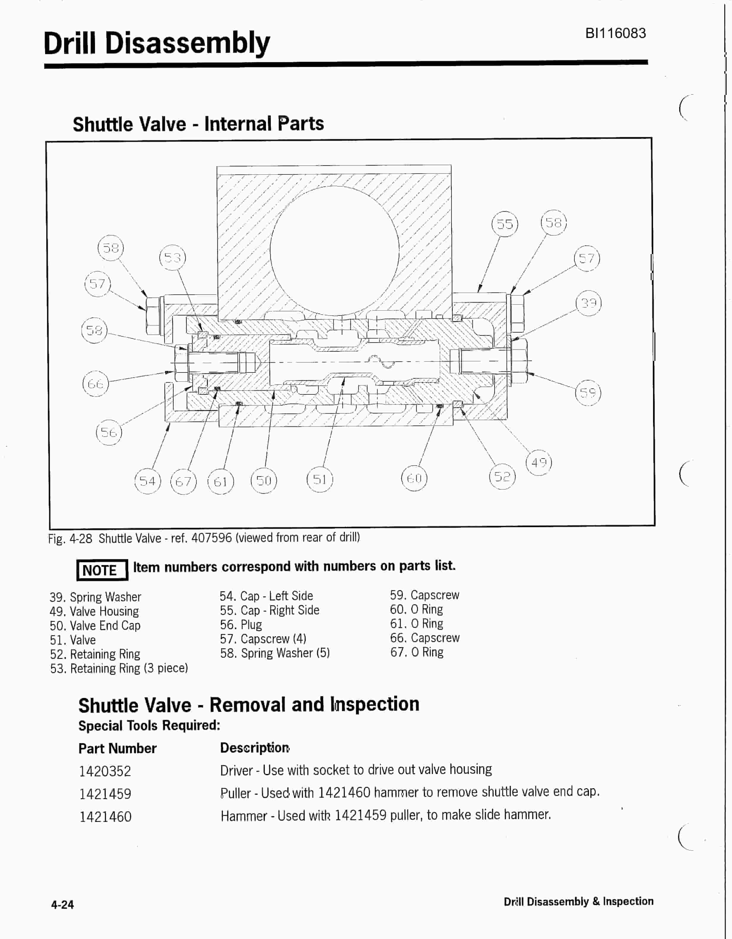 Bucyrus R20 Hydra-Trac Self Contained Hydraulic Track Drill Technical Manual BI116083-4