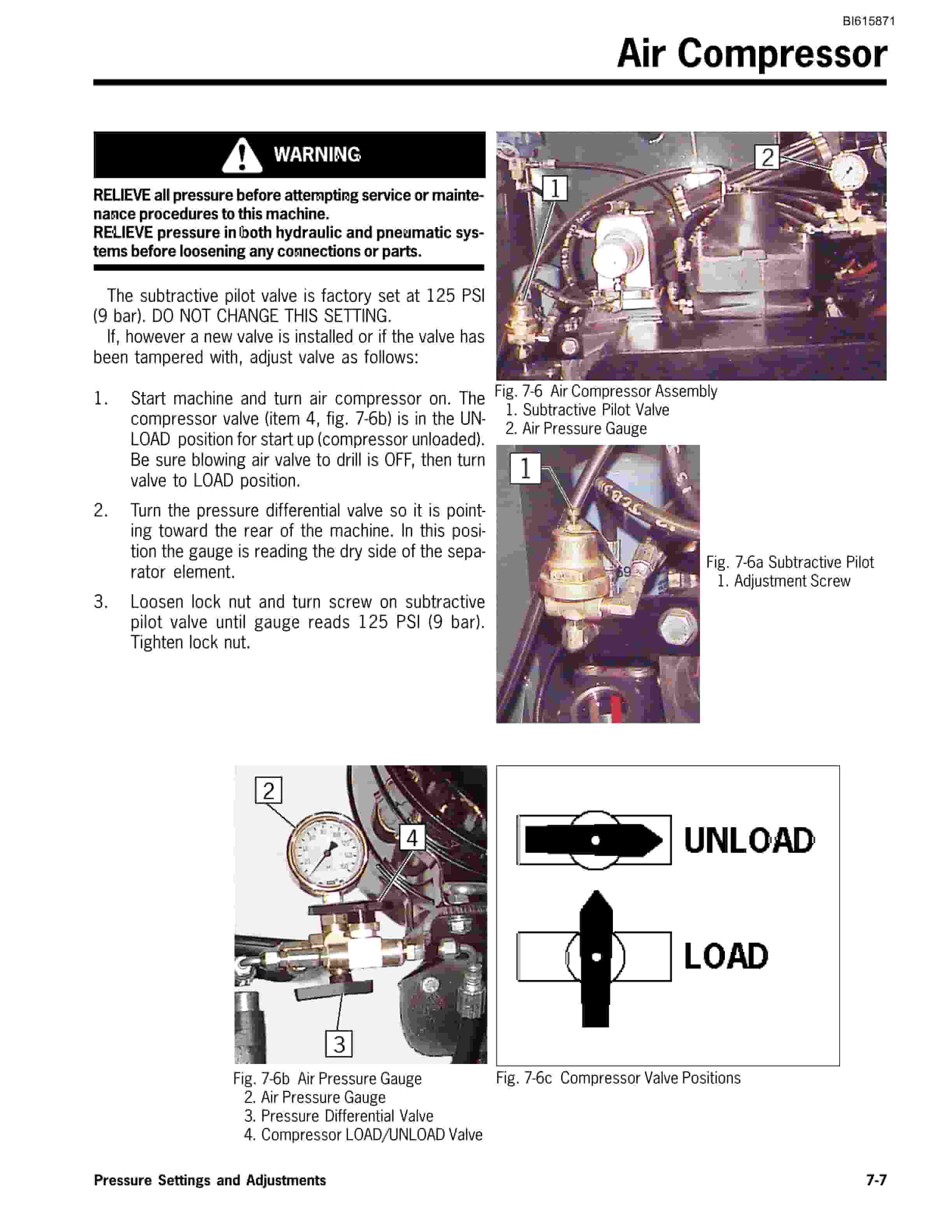 Bucyrus R20 Hydraulic Track Drill Service Manual BI615871-3
