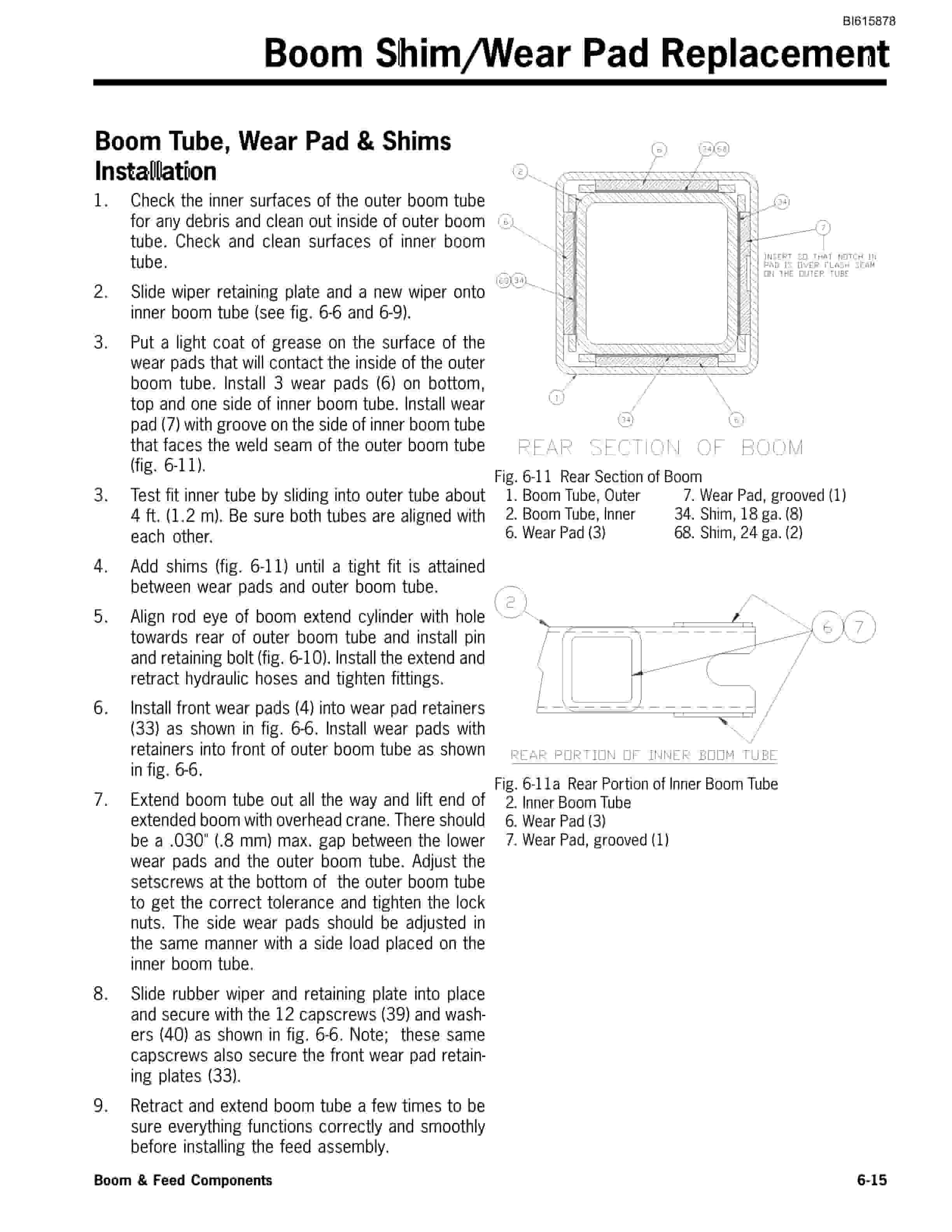 Bucyrus R20T Hydraulic Track Drill Service Manual BI615878-3