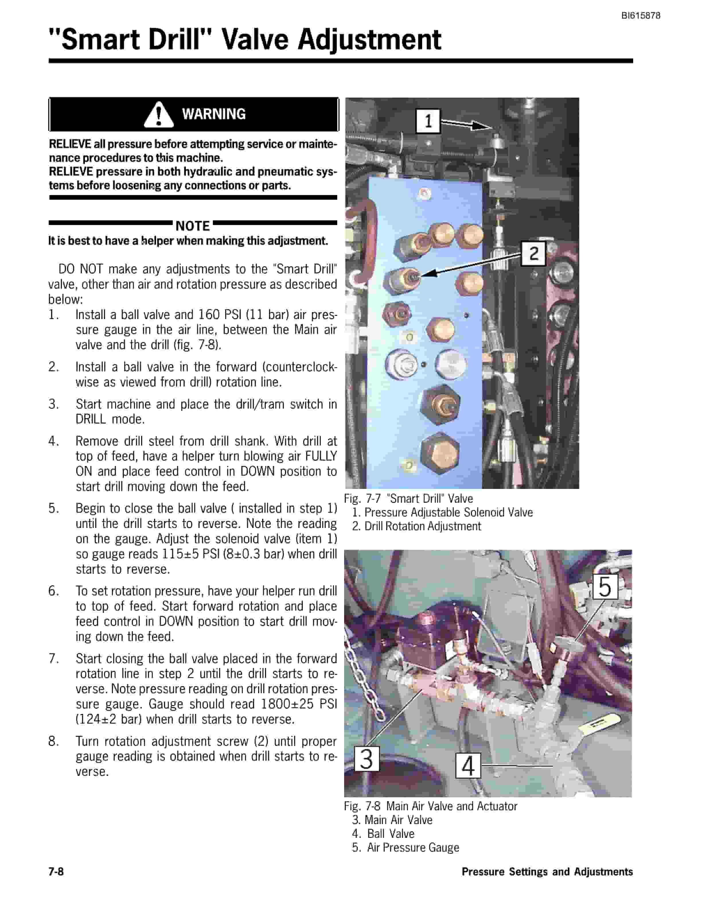 Bucyrus R20T Hydraulic Track Drill Service Manual BI615878-4