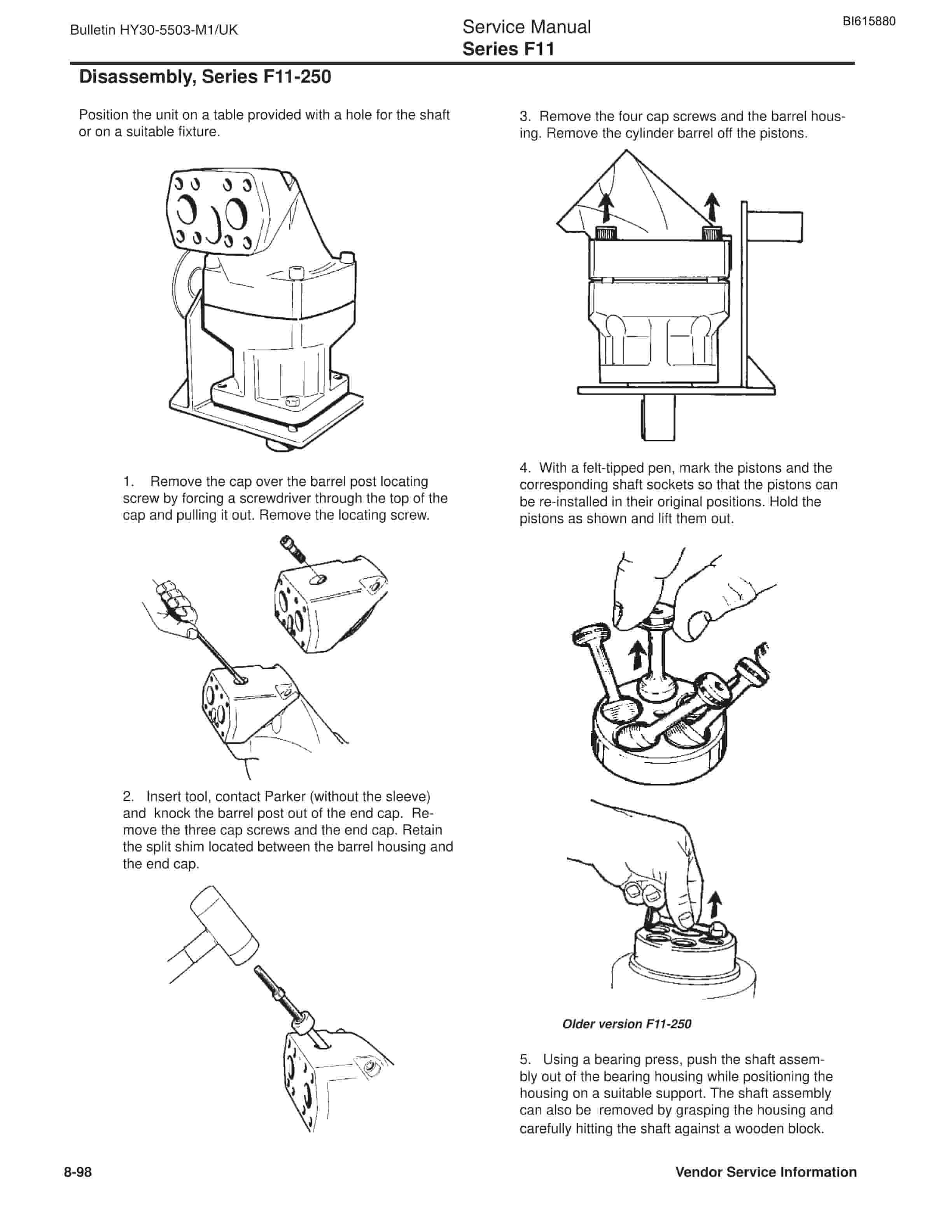 Bucyrus R30C Hydraulic Track Drill Service Manual BI615880 3 Bucyrus R30C Hydraulic Track Drill Service Manual BI615880 - Image 3
