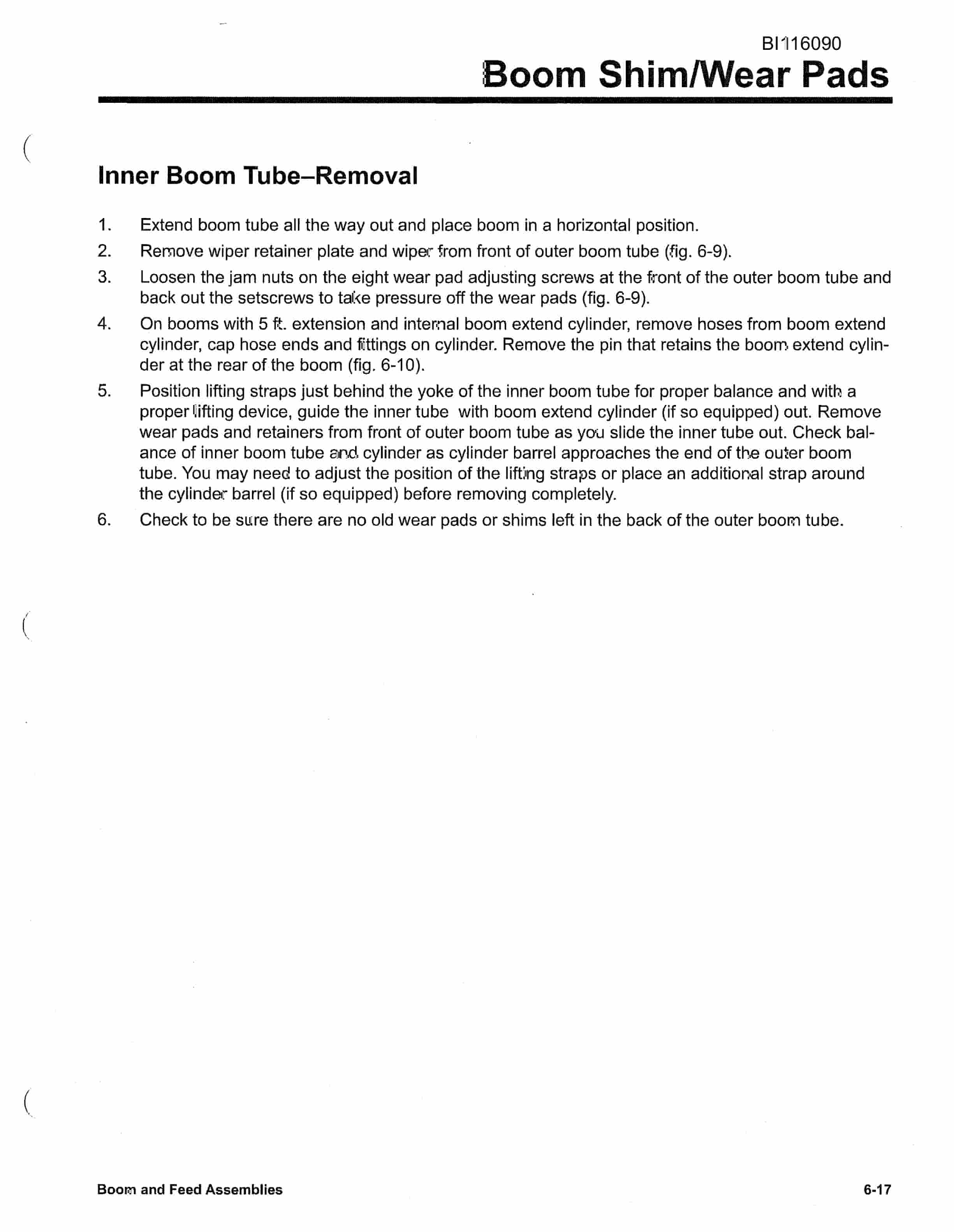 Bucyrus R30C Hydraulic Track Drill Technical Manual BI116090-2