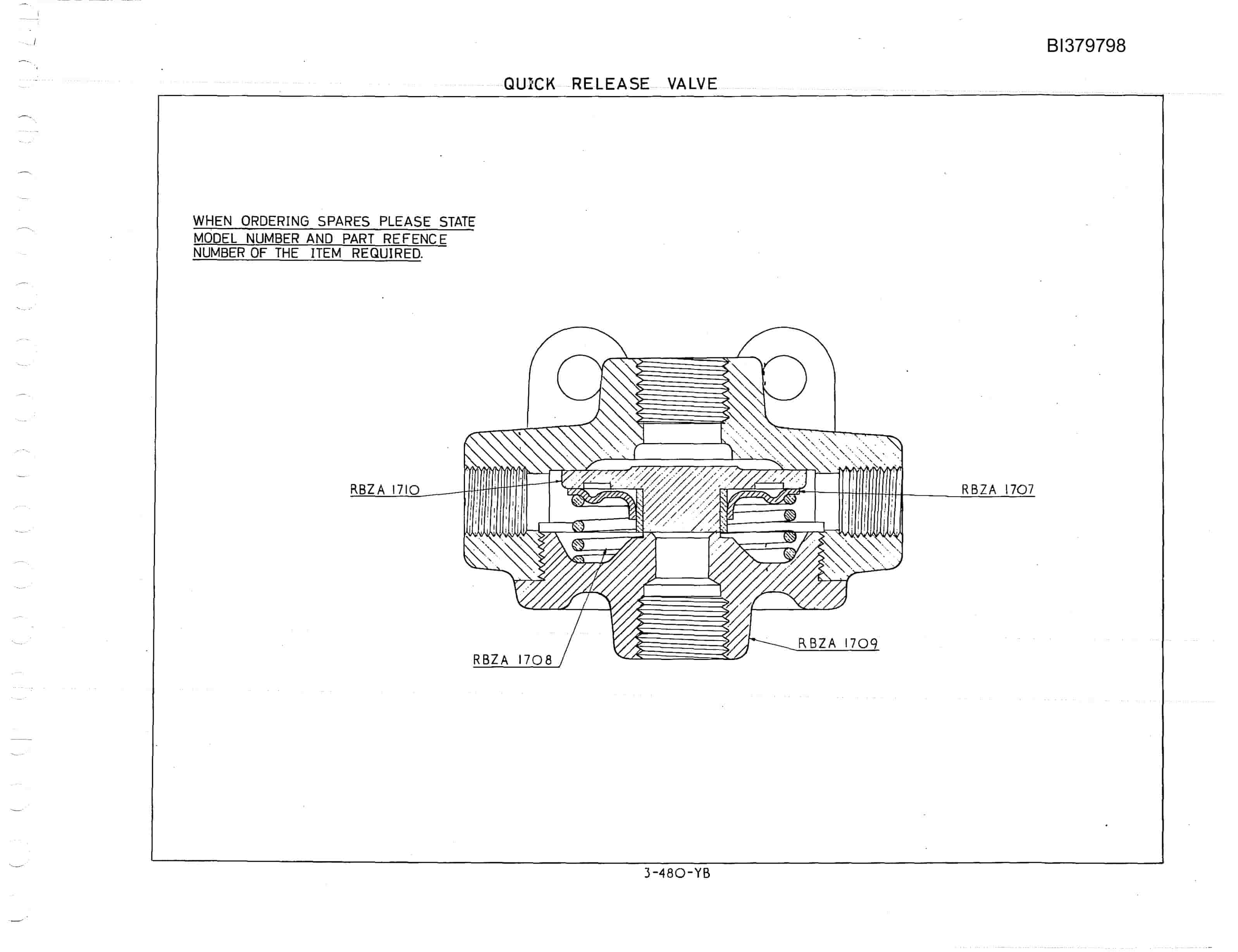Bucyrus RB 480W Repair Parts Catalog BI379798-3