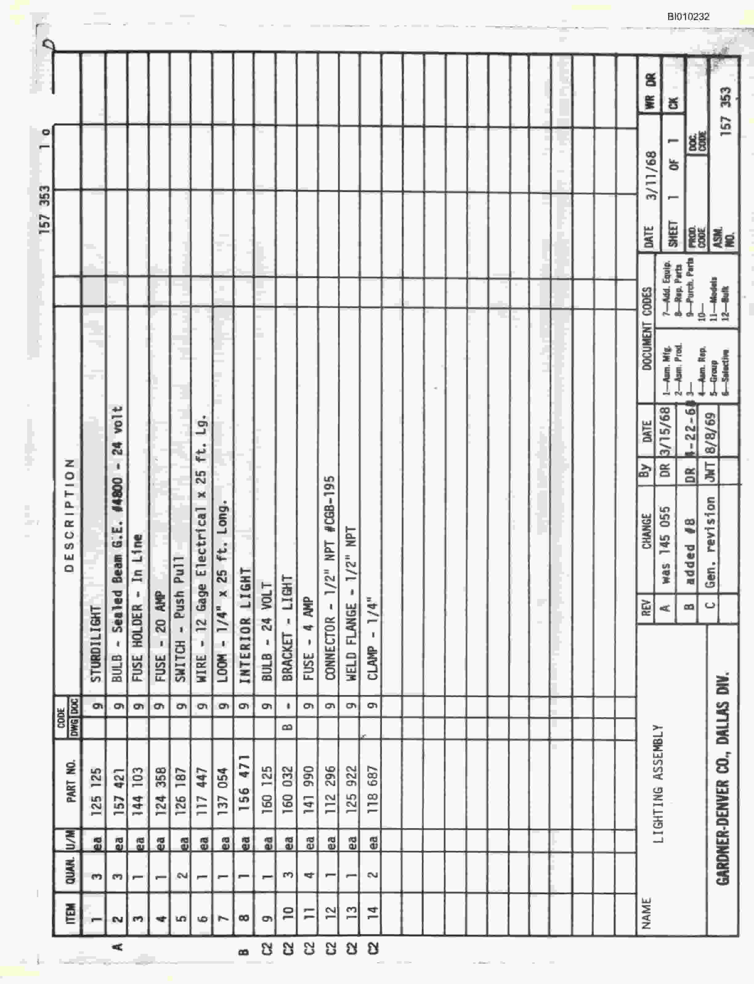 Bucyrus RCD930-105 Parts Catalog BI010232-4