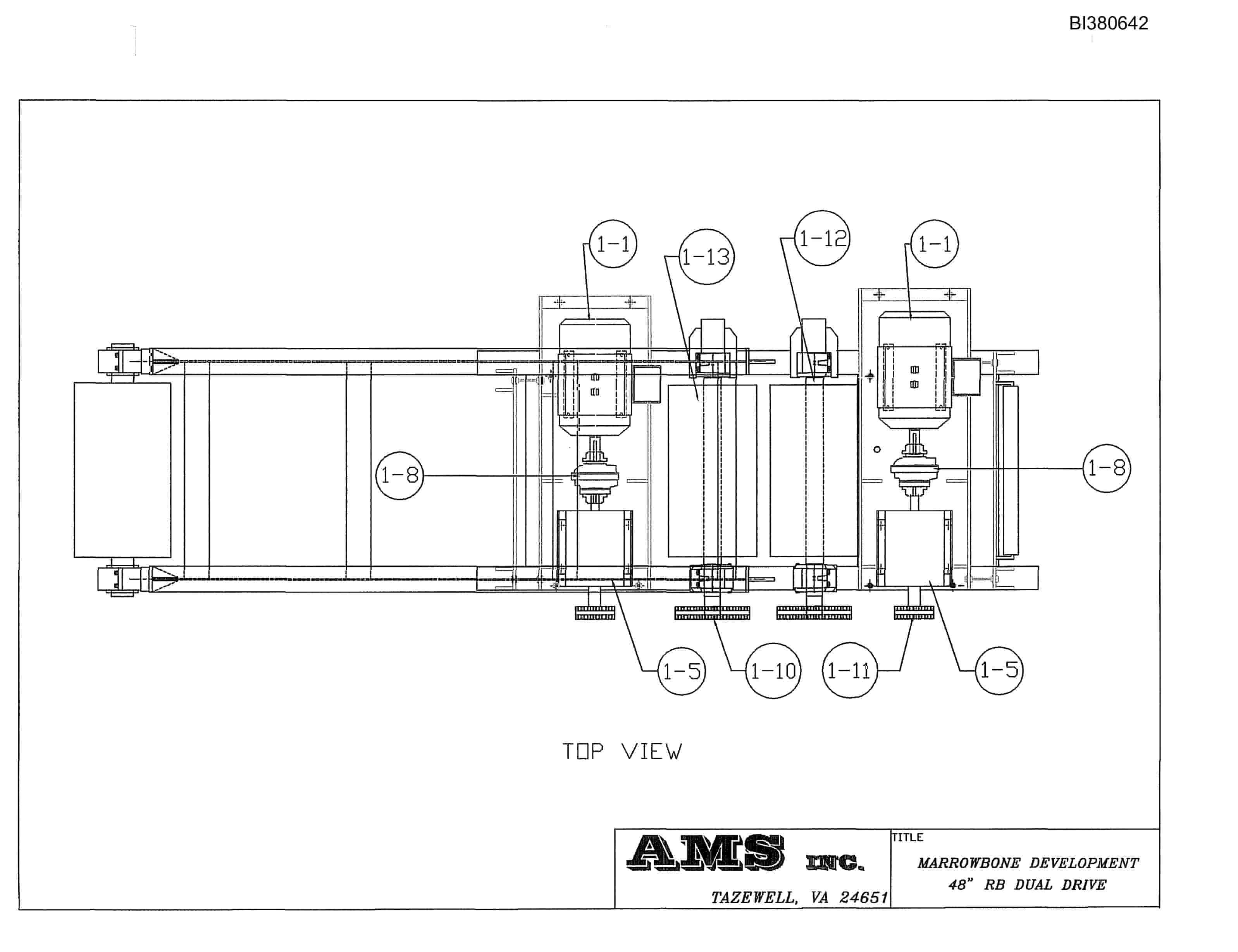 Bucyrus Rebuilt 48in Dual Drive Parts Catalog BI380642-3