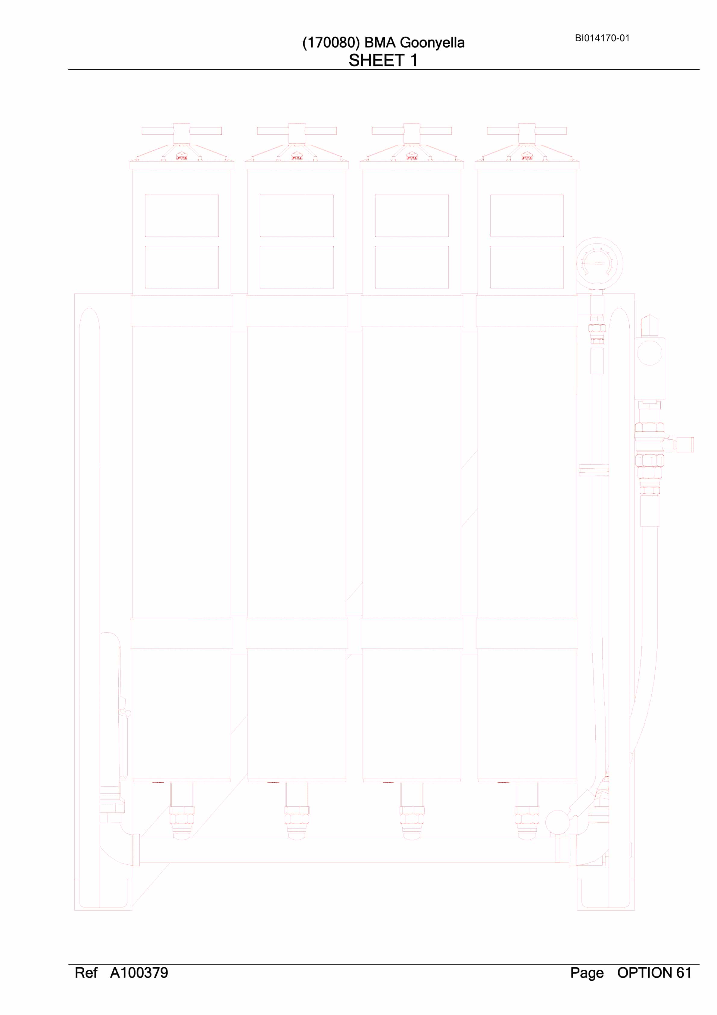 Bucyrus RH170B Hydraulic Excavator Parts Manual BI014170-01-3