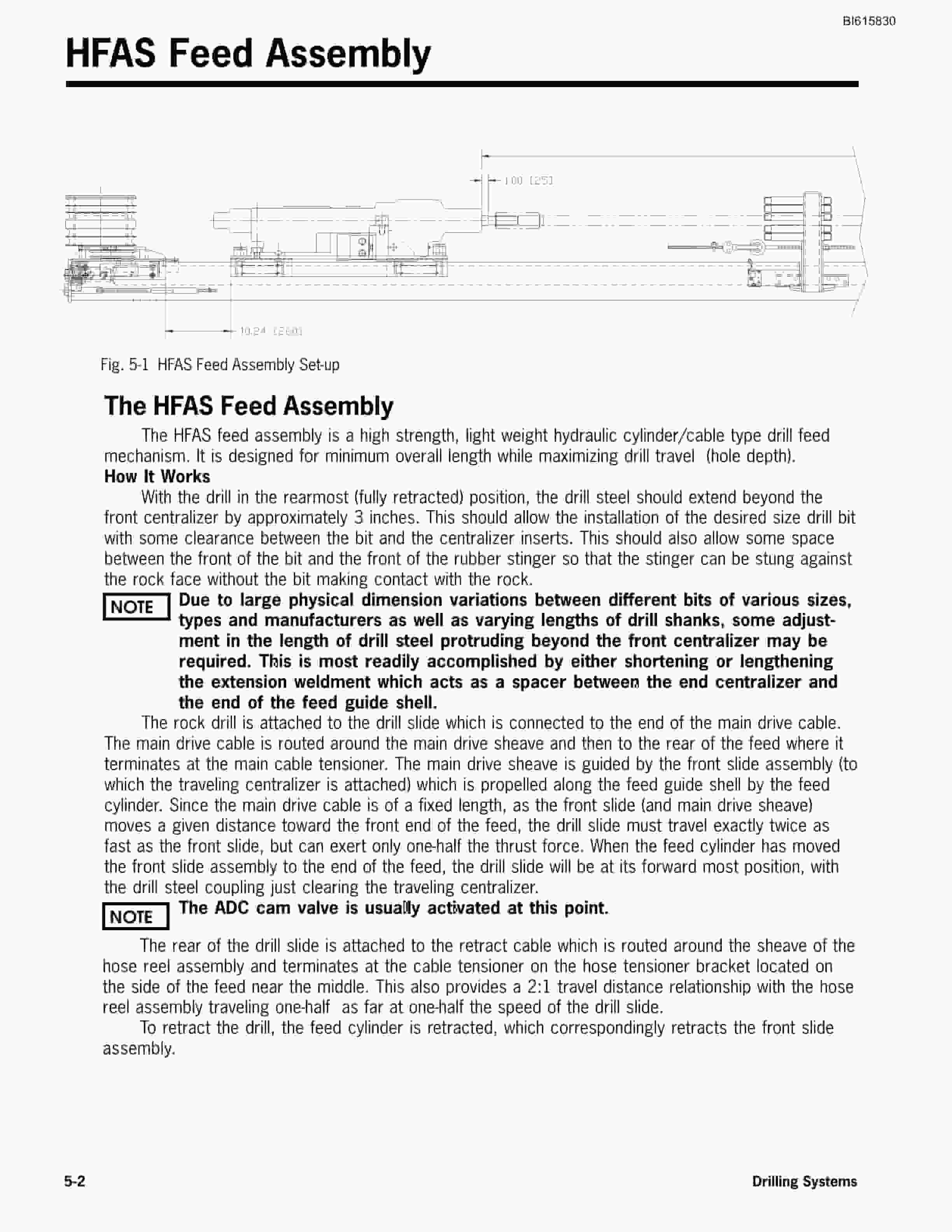 Bucyrus RK35HE Two Boom Rail Hydraulic Jumbo Technical Manual BI615830-3