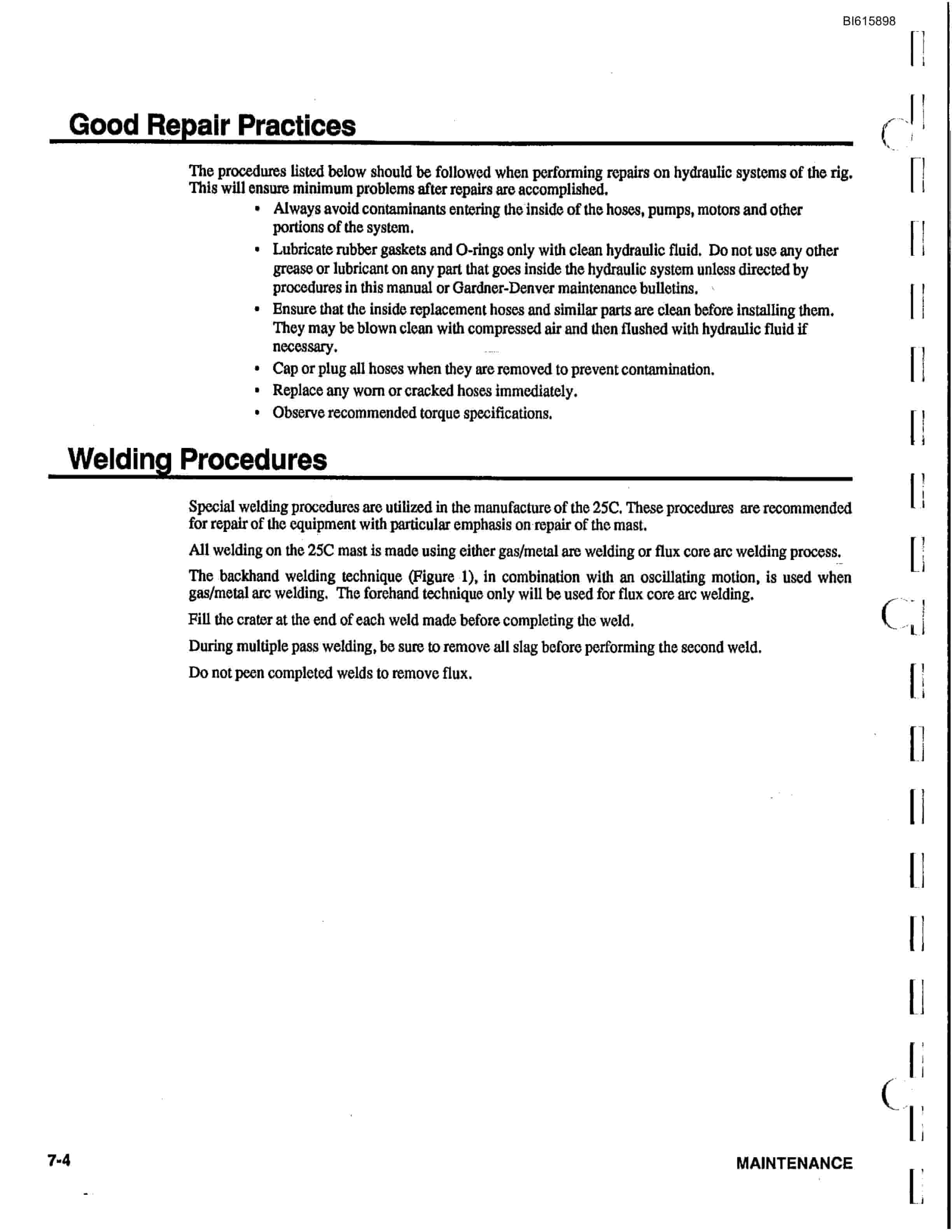 Bucyrus Roanoke Built Technical Manual BI615898-3