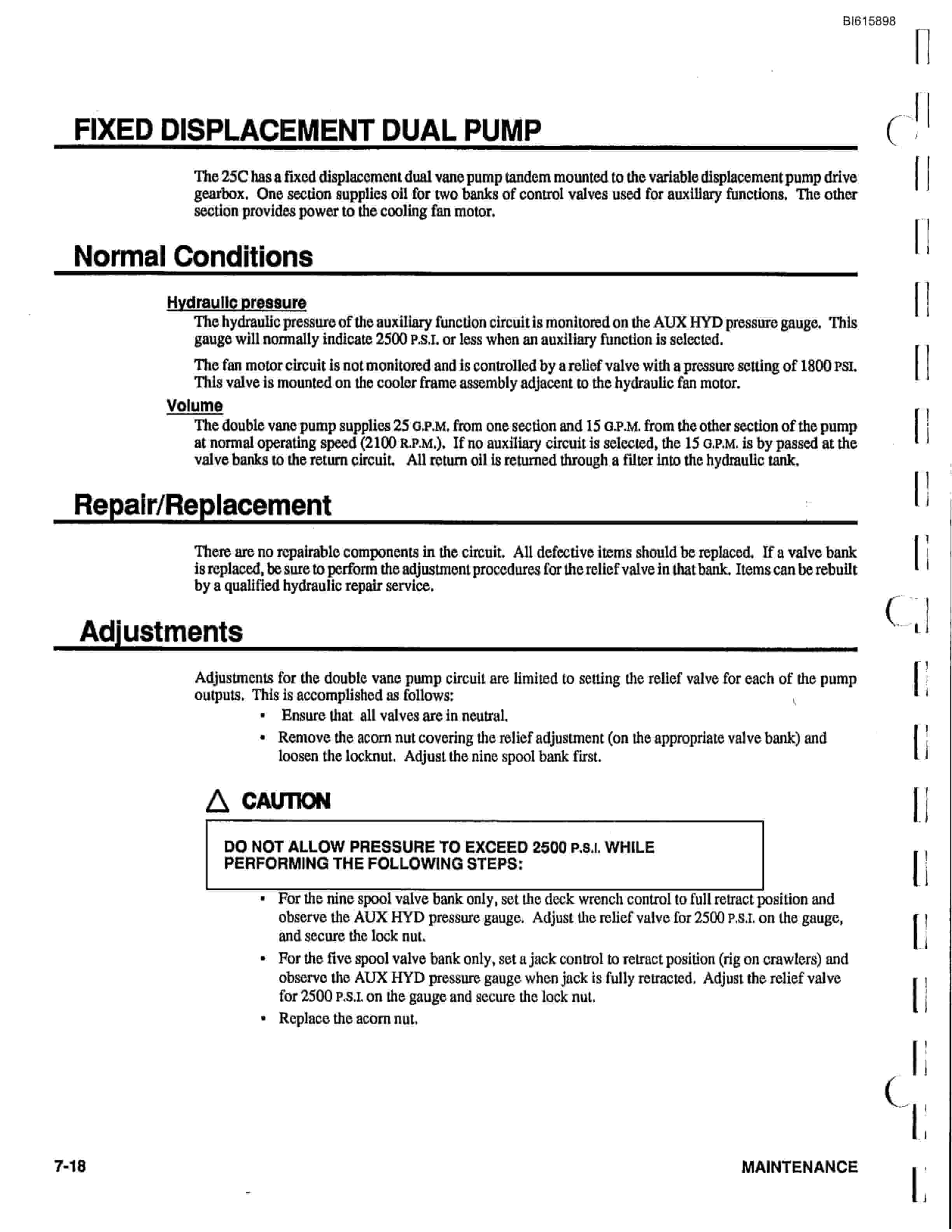 Bucyrus Roanoke Built Technical Manual BI615898-5