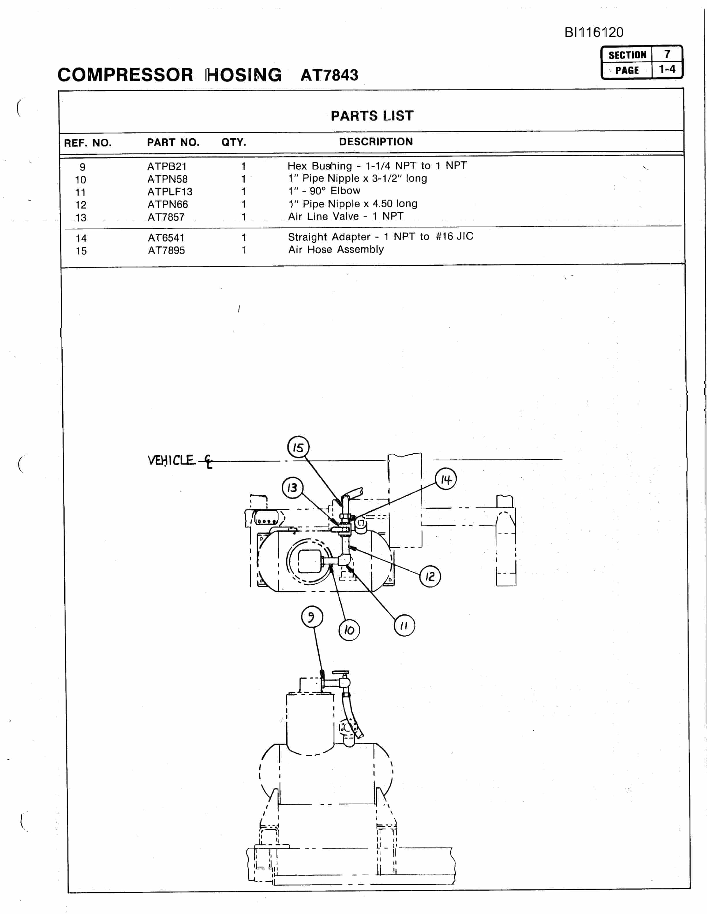 Bucyrus SCH3500 Hydra-Trac Self Contained Hydraulic Drill Carrier Parts Catalog BI116120-4