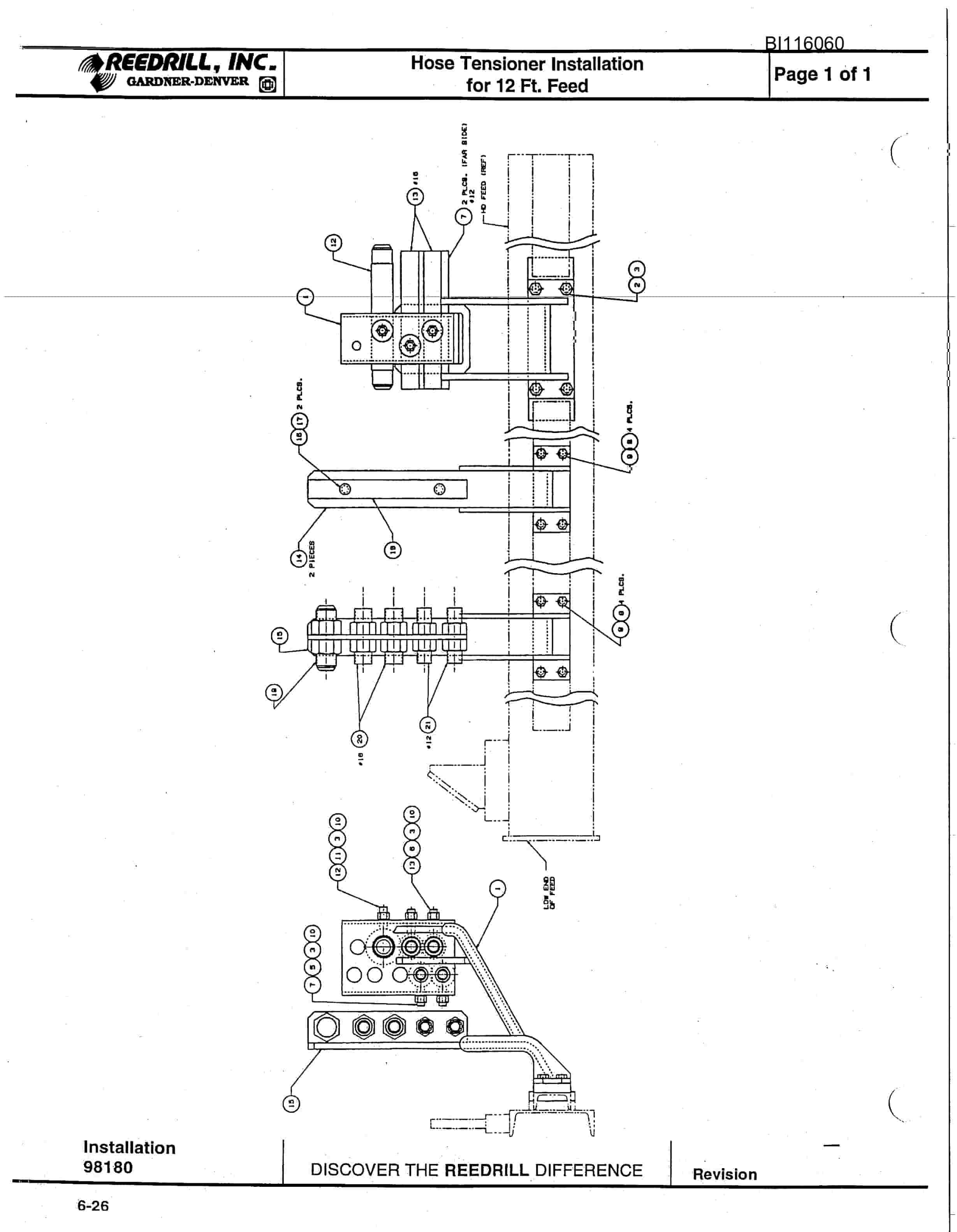 Bucyrus SCH5000 Hydra-Trac Parts Catalog BI116060-2