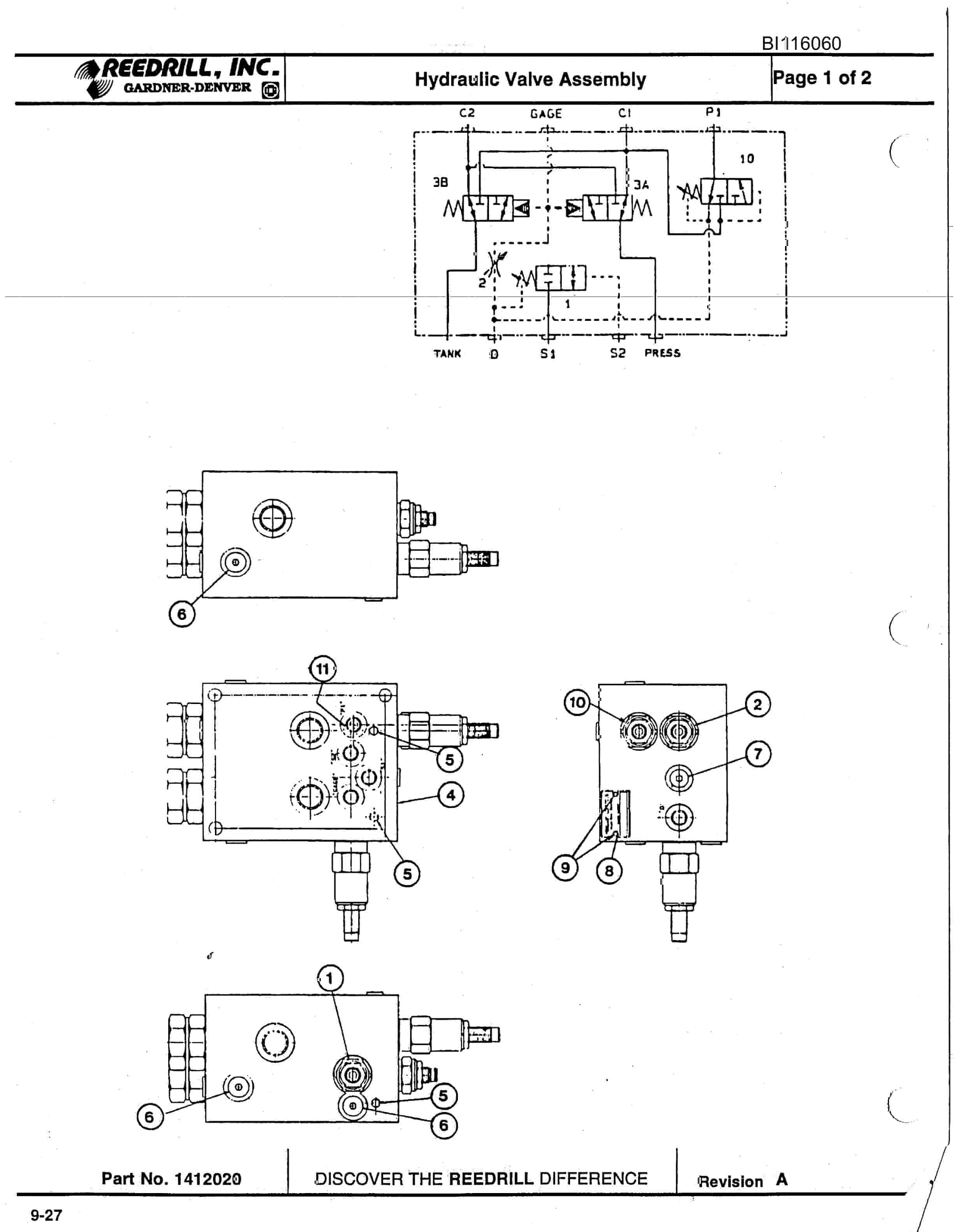 Bucyrus SCH5000 Hydra-Trac Parts Catalog BI116060-4