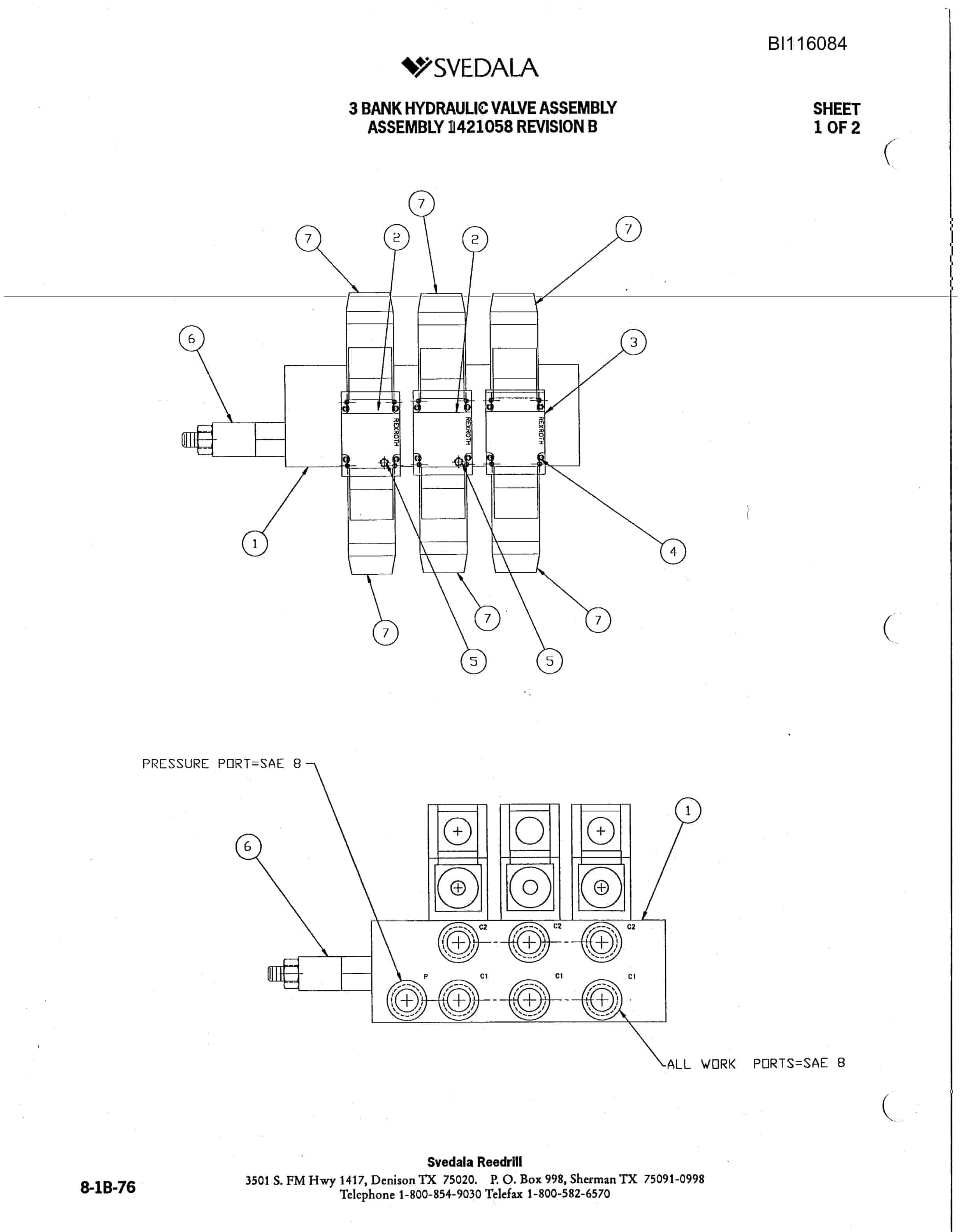 Bucyrus SCH5000 Hydra-Trac Parts Catalog BI116084-4