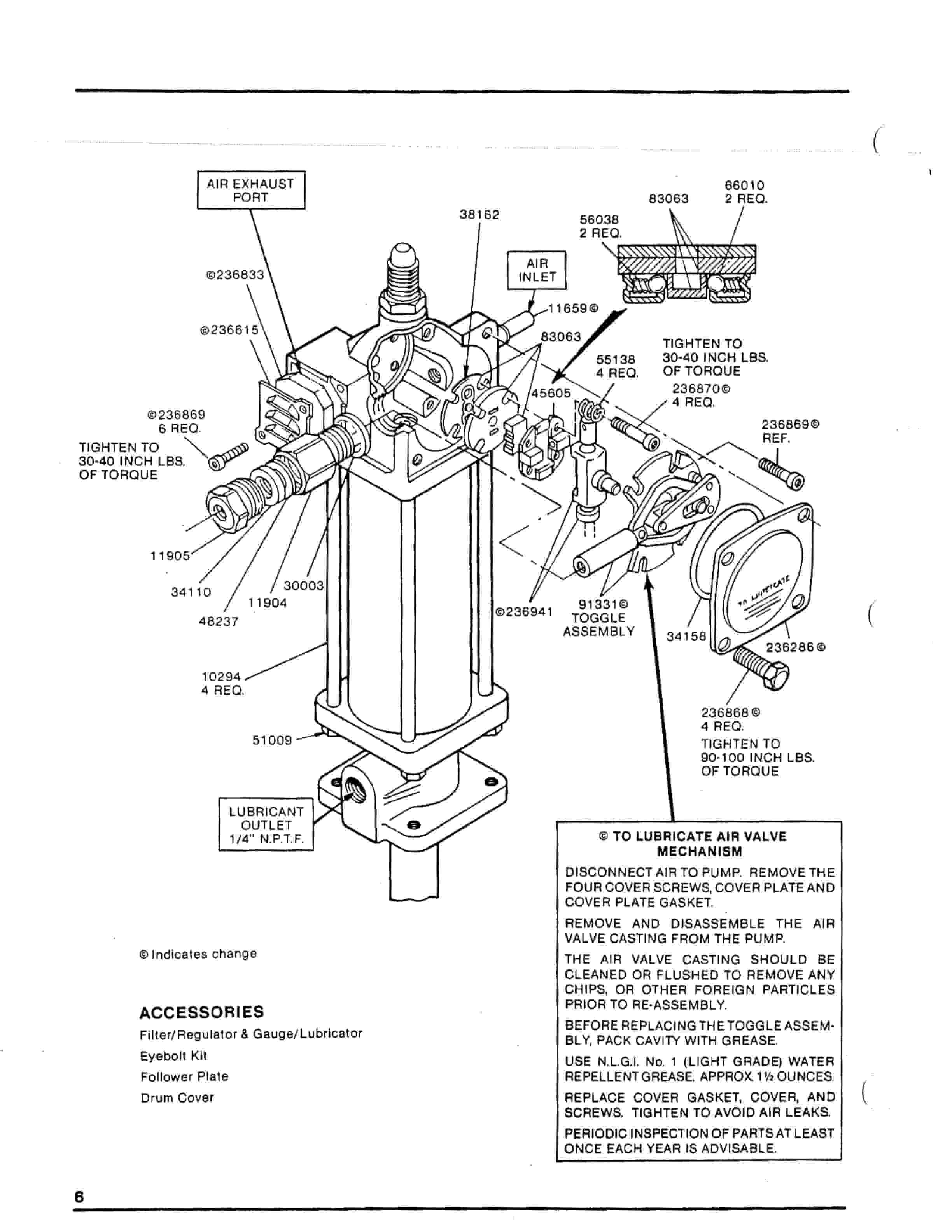 Bucyrus SCH5000 Hydra-Trac Self Contained Hydraulic Track Drill Parts Catalog BI116071-5