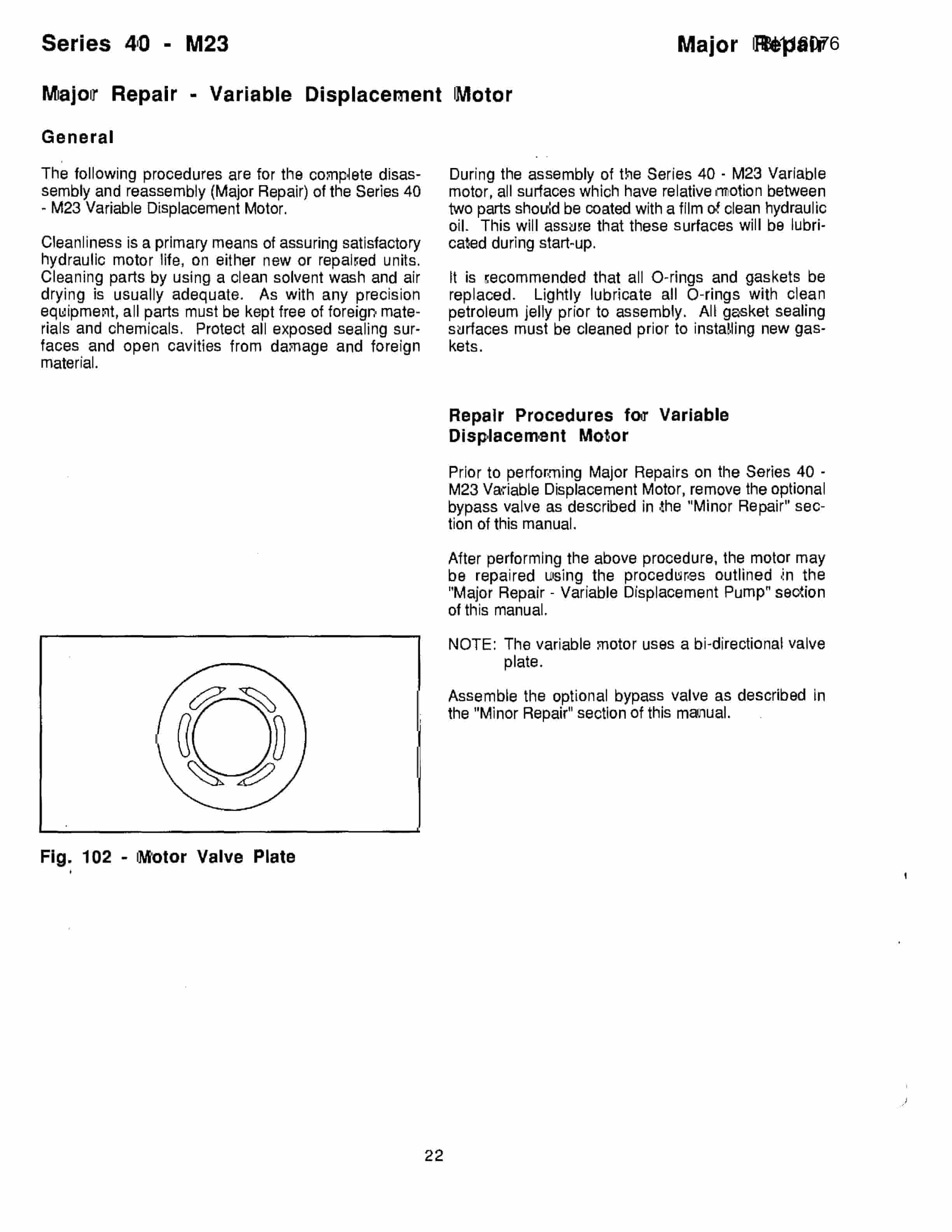 Bucyrus SCH5000 Hydra-Trac Self Contained Hydraulic Track Drill Parts Catalog BI116076-3