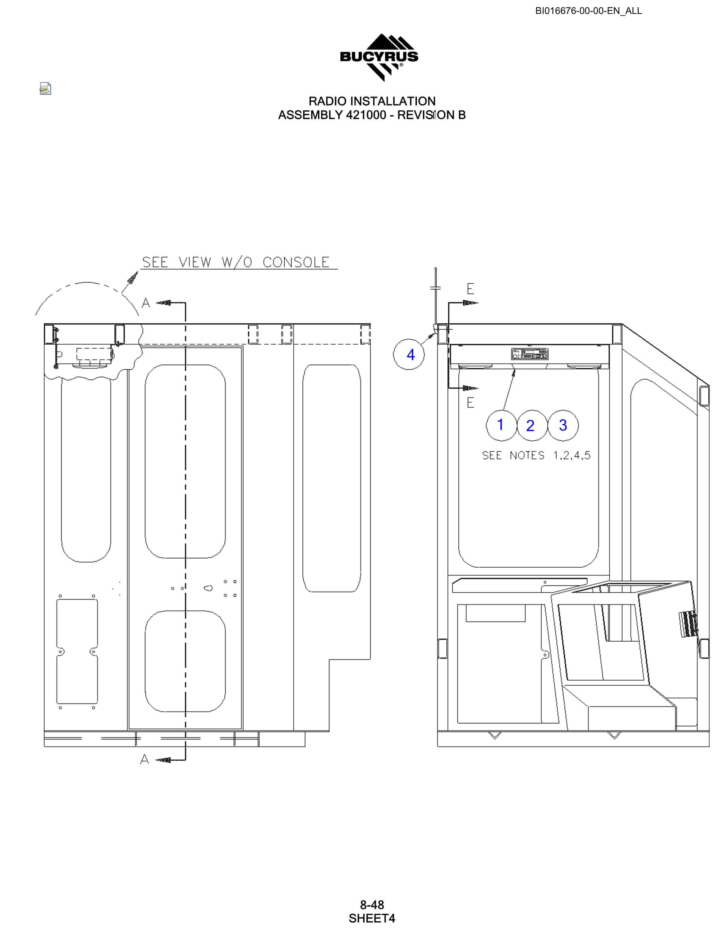 Bucyrus SCH5000 Hydraulic Track Drill Parts Manual BI016676-5