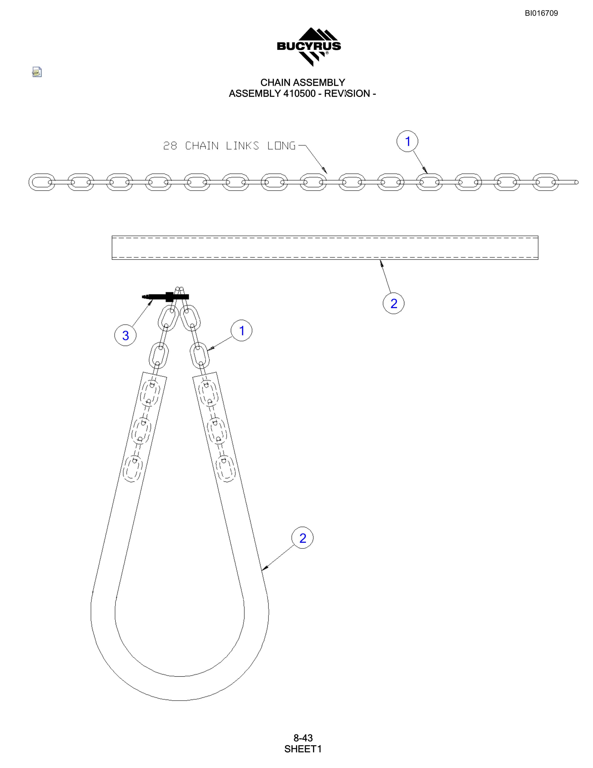 Bucyrus SCH5000 Hydraulic Track Drill Parts Manual BI016709-4