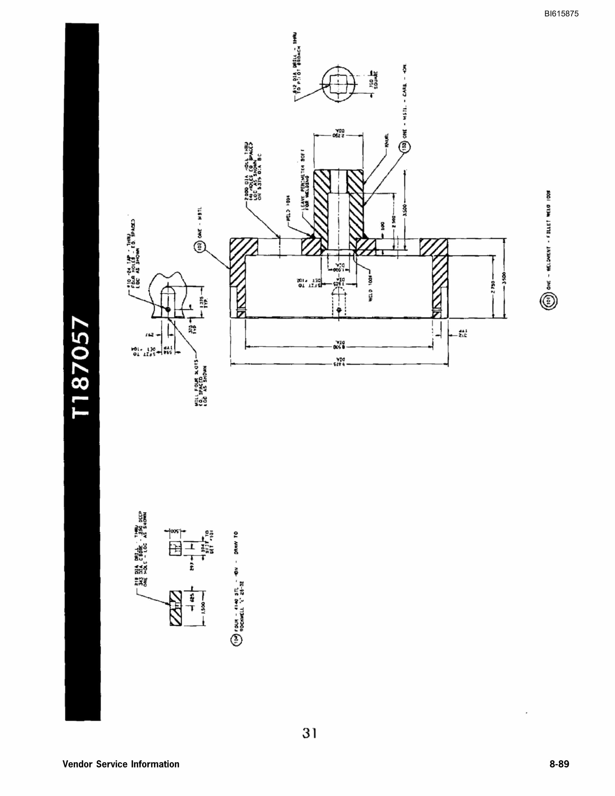 Bucyrus SCH5000 Hydraulic Track Drill Service Manual BI615875 2 Bucyrus SCH5000 Hydraulic Track Drill Service Manual BI615875 - Image 2