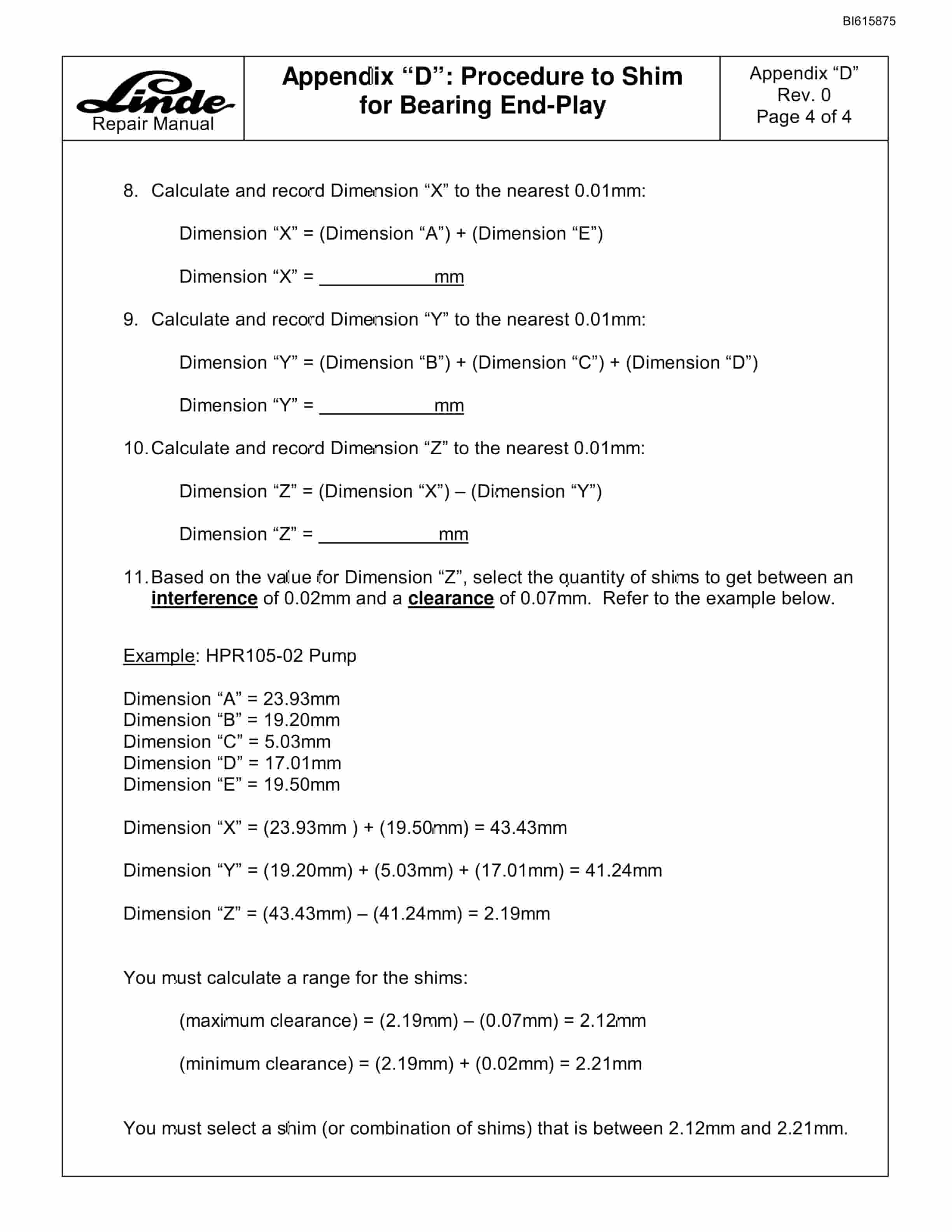 Bucyrus SCH5000 Hydraulic Track Drill Service Manual BI615875 5 Bucyrus SCH5000 Hydraulic Track Drill Service Manual BI615875 - Image 5