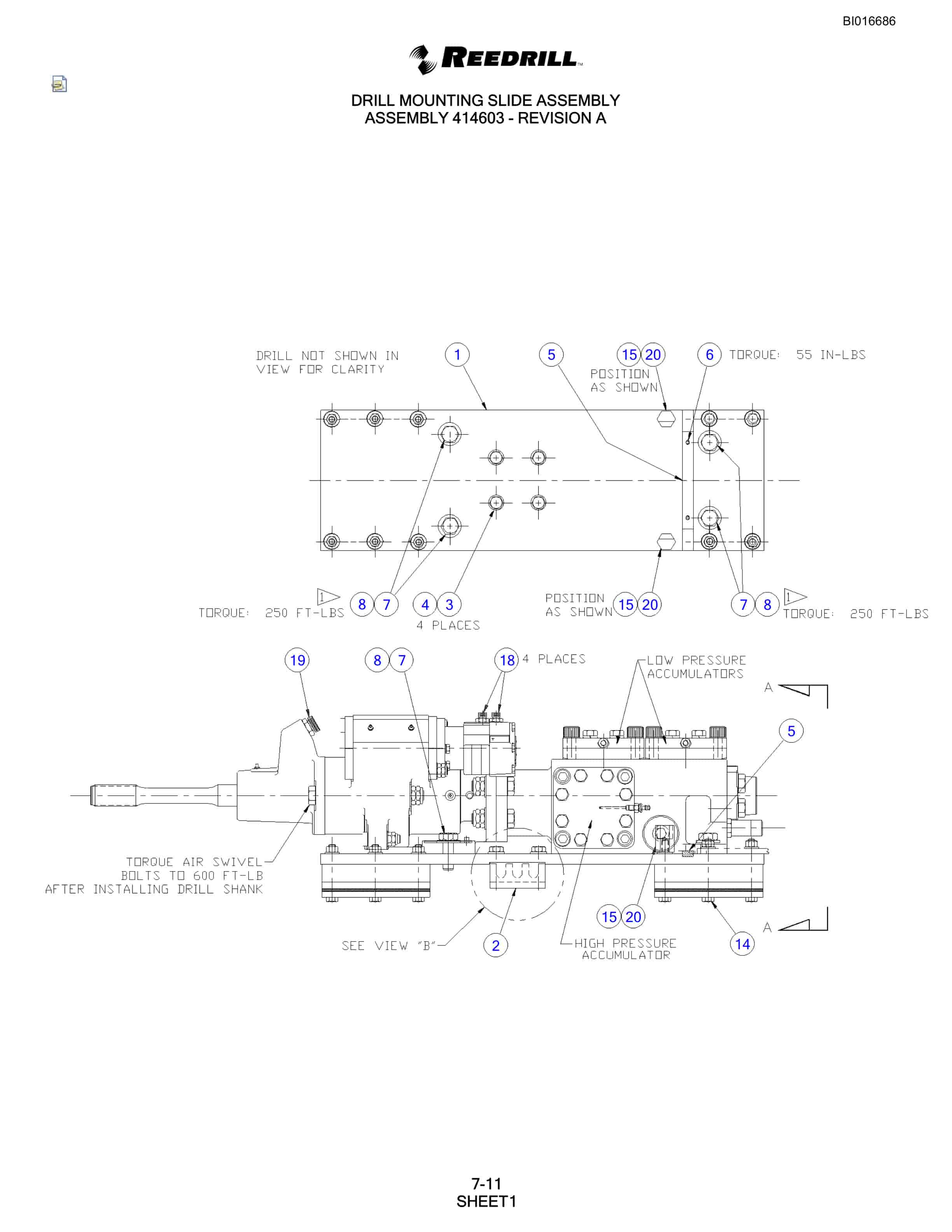 Bucyrus SCH5000 Parts Catalog BI016686-2