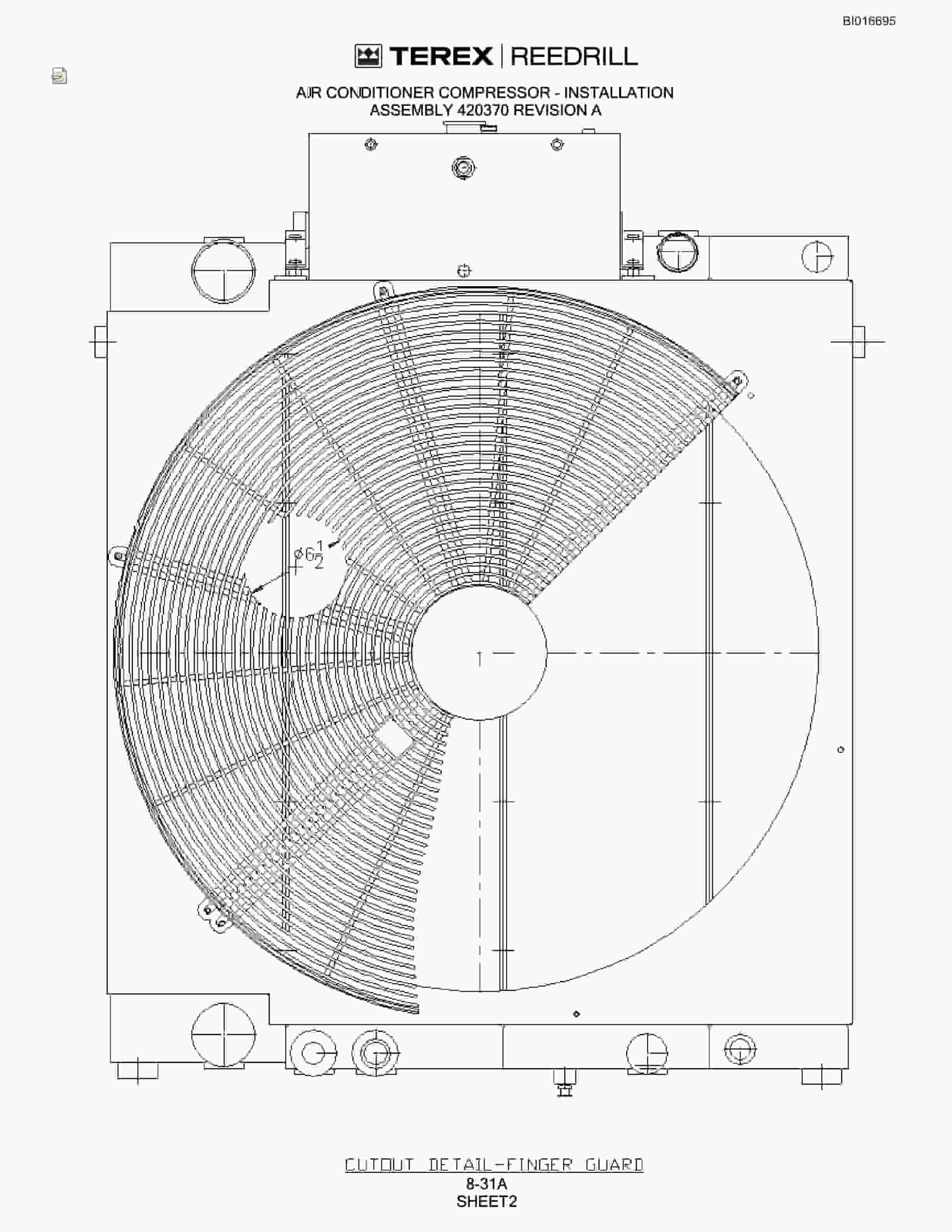 Bucyrus SCH5000 Parts Catalog BI016695-4