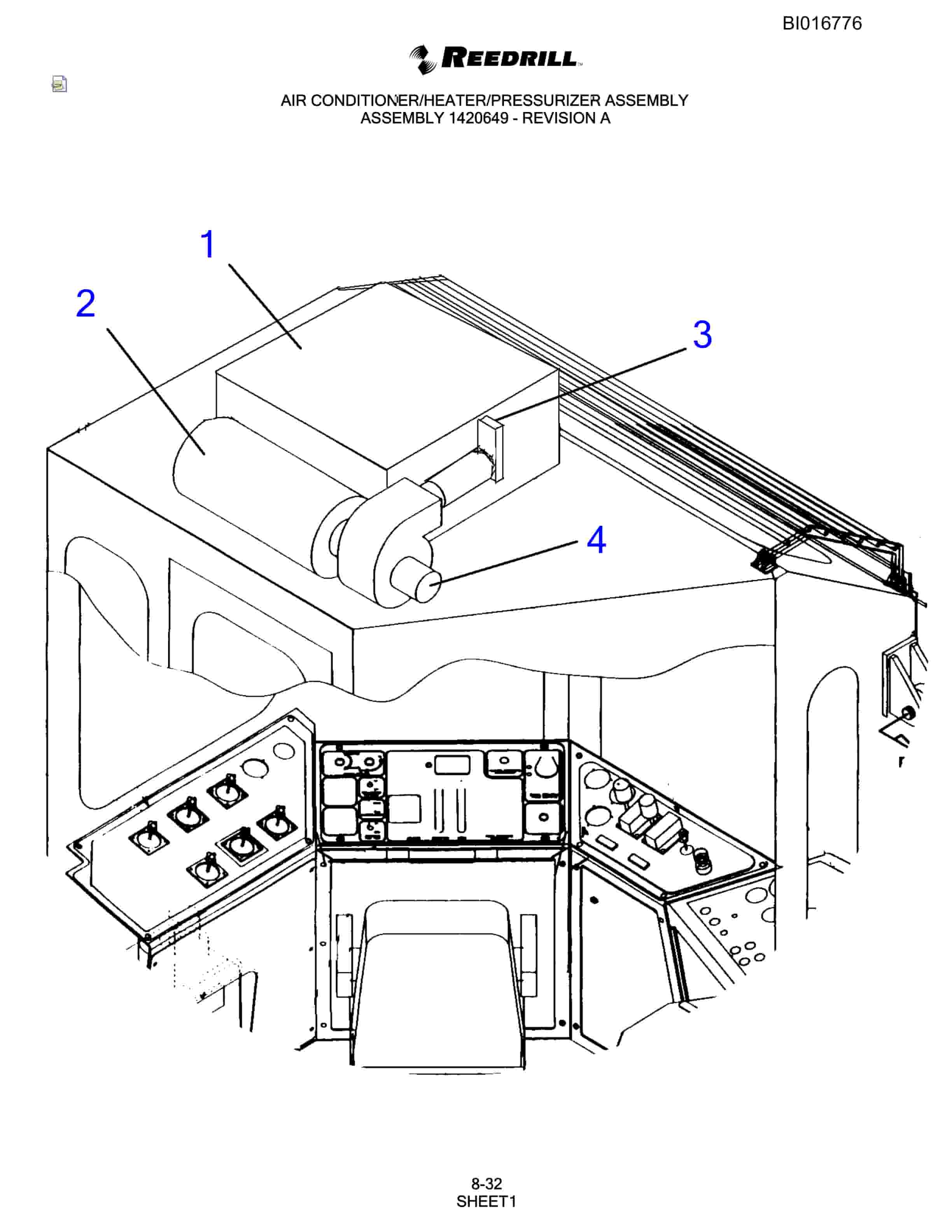 Bucyrus SCH5000 Parts Catalog BI016776-4