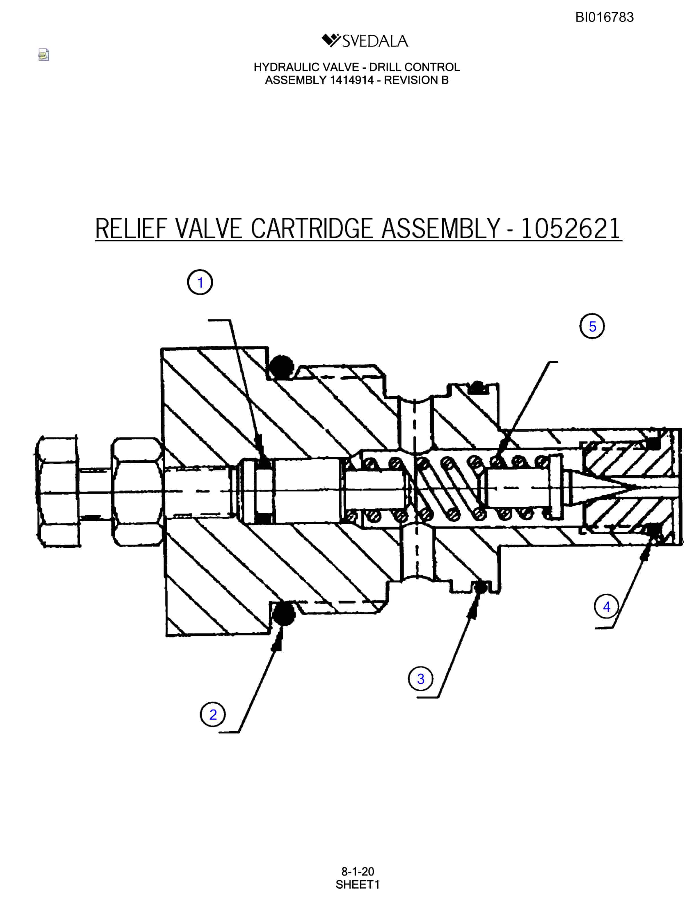Bucyrus SCH5000 Parts Catalog BI016783-3