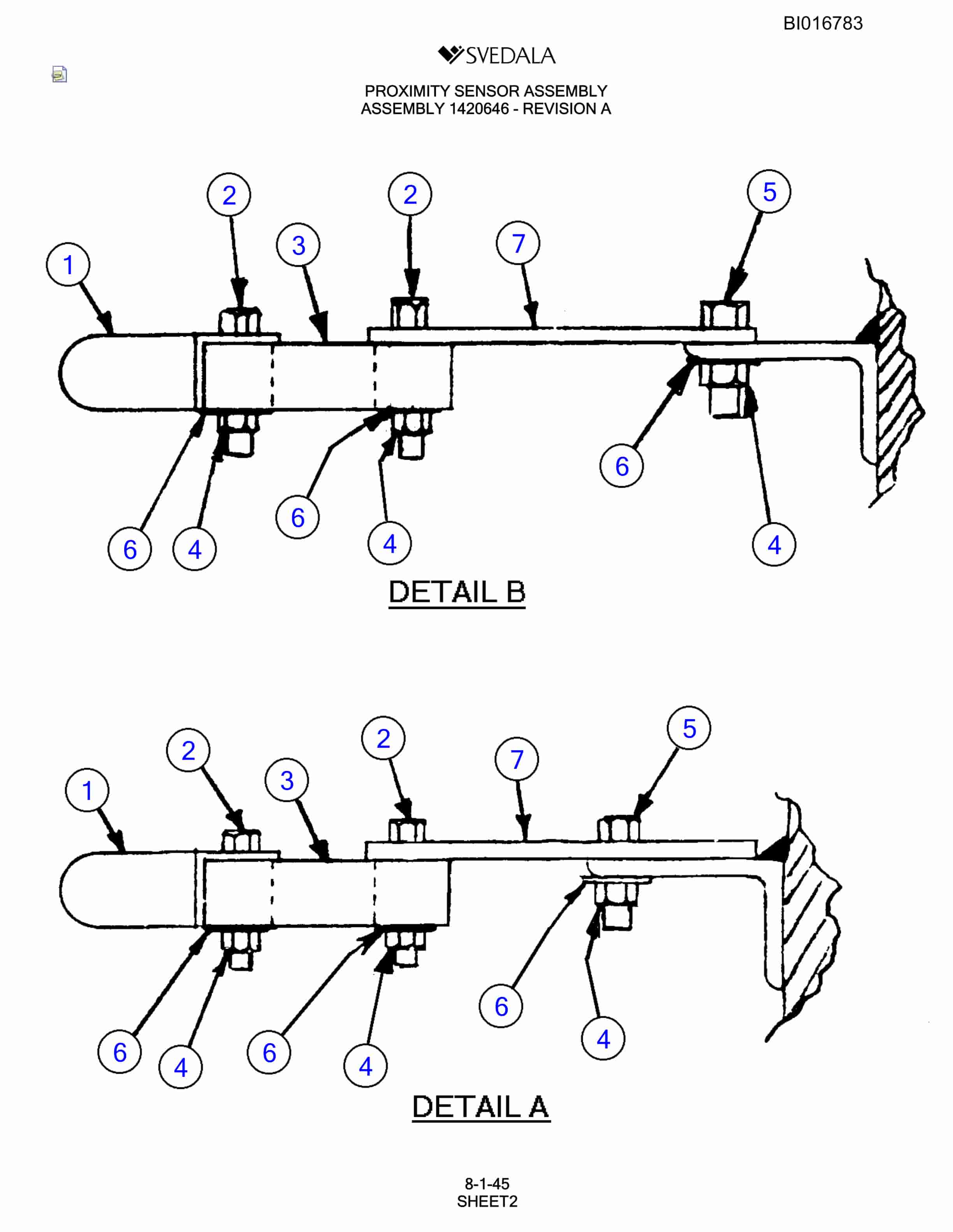 Bucyrus SCH5000 Parts Catalog BI016783-5