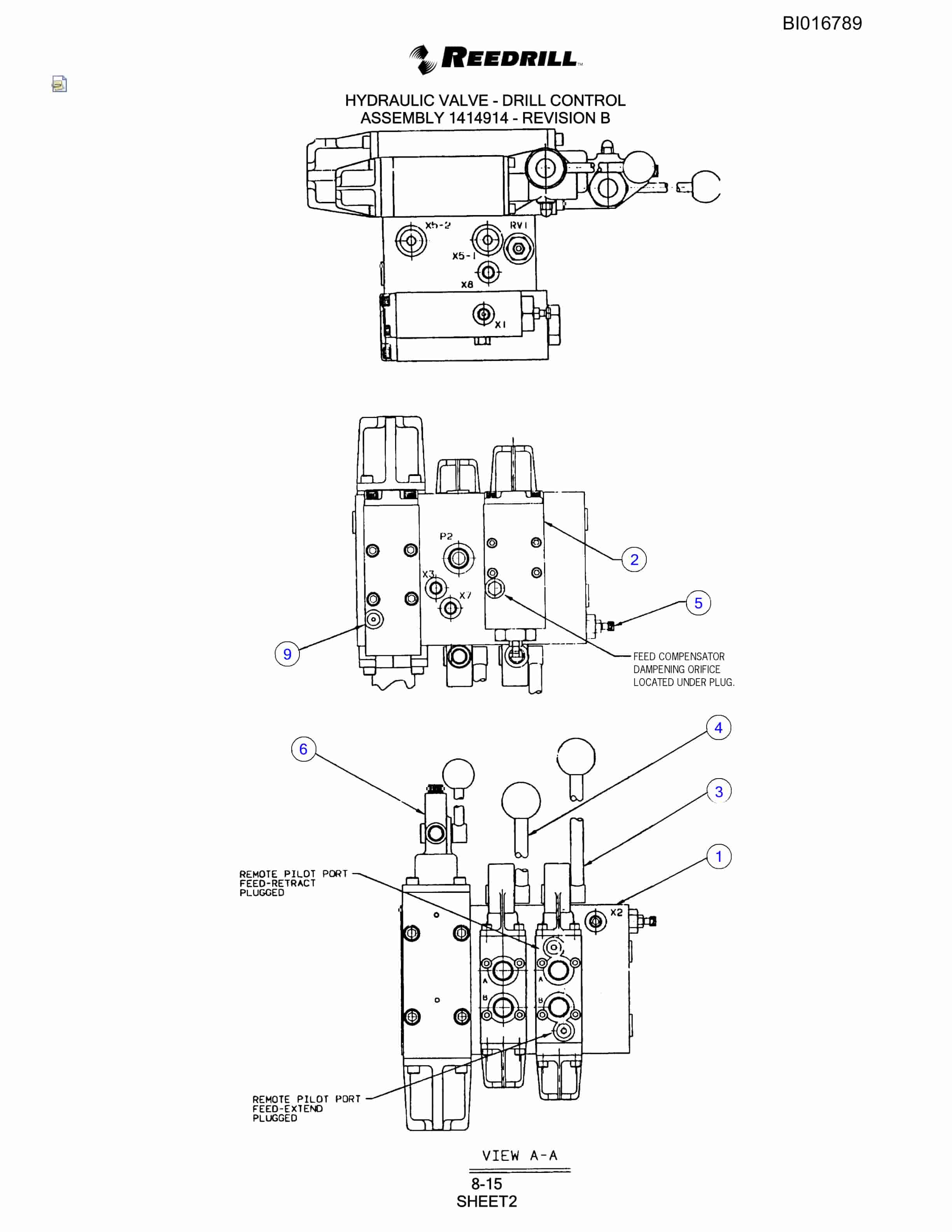 Bucyrus SCH5000 Parts Catalog BI016789-3
