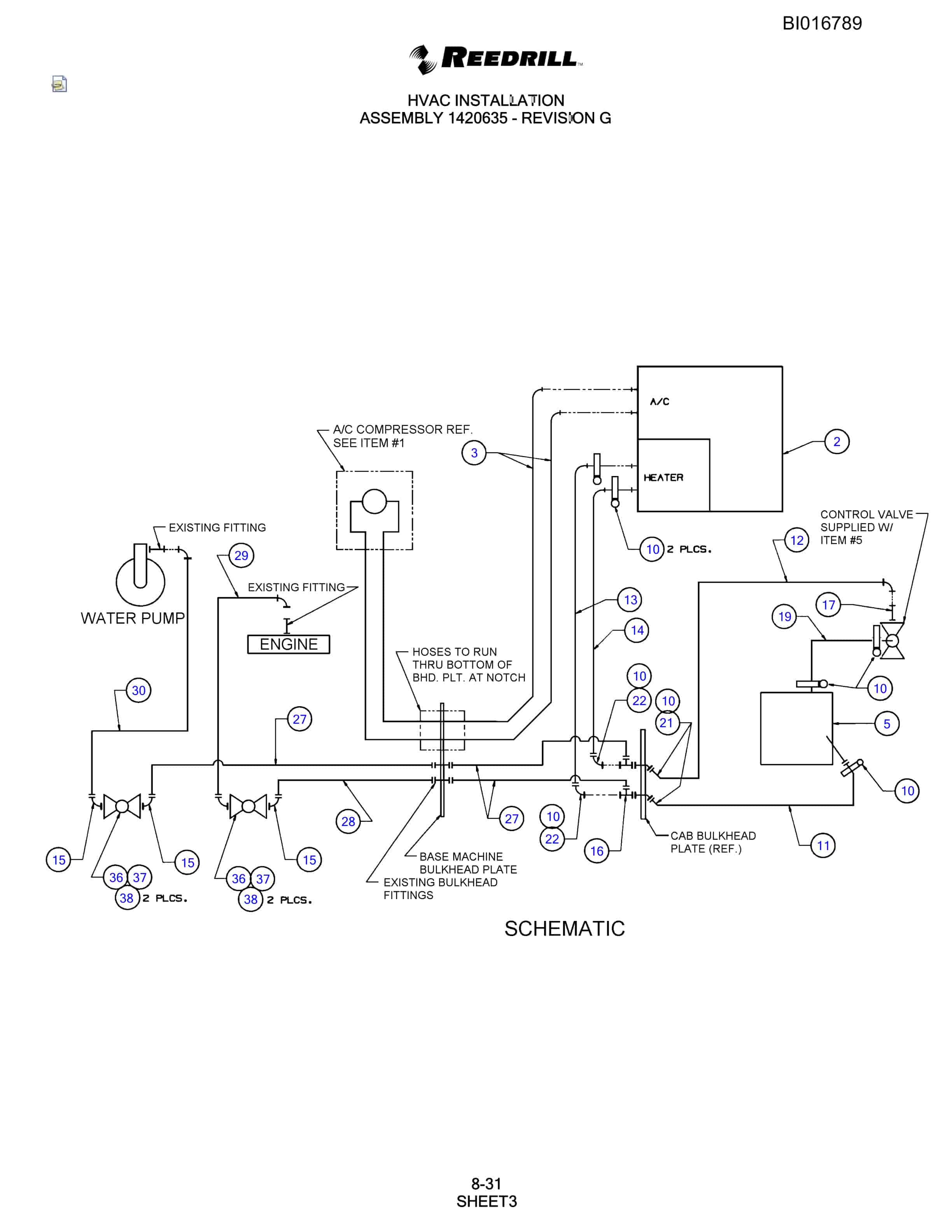 Bucyrus SCH5000 Parts Catalog BI016789-4