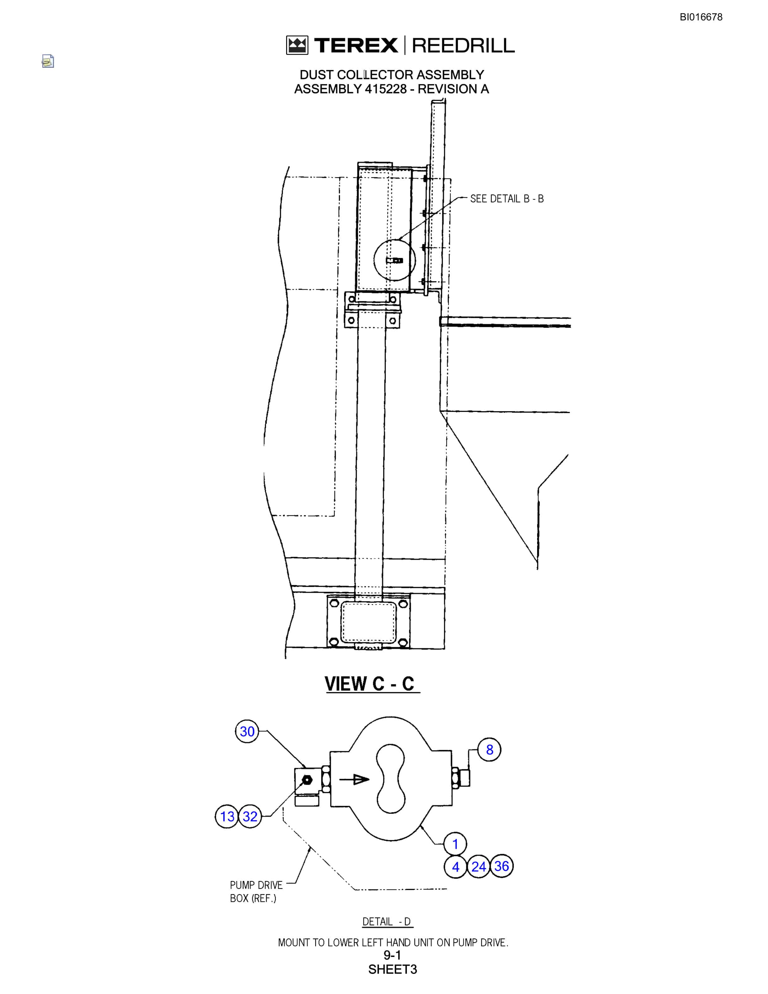 Bucyrus SCH5000C Parts Catalog BI016678-5