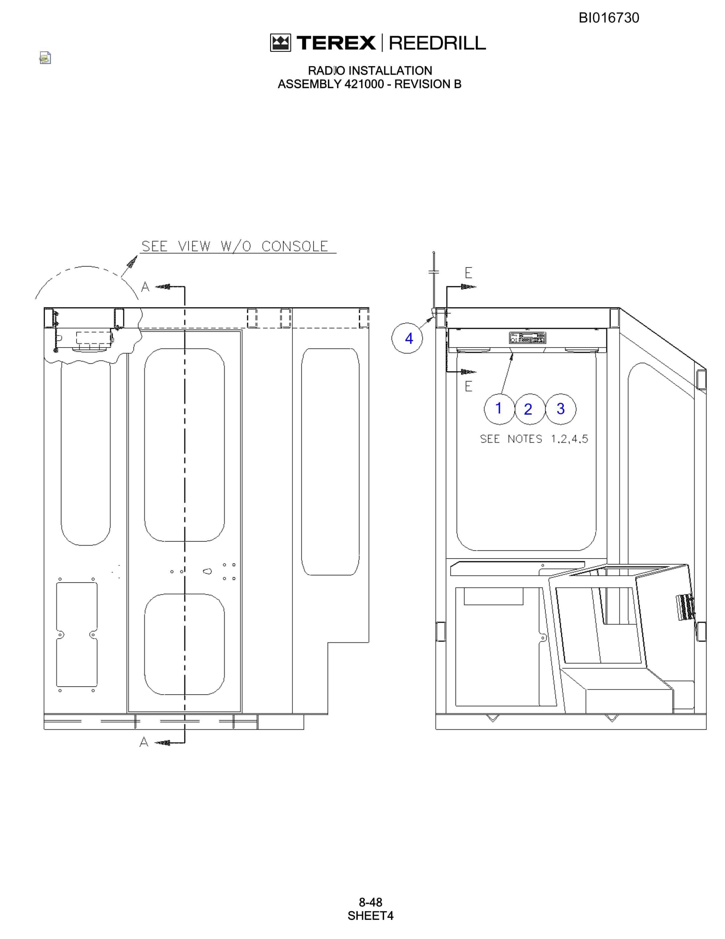 Bucyrus SCH5000CL Hydraulic Track Drill Parts Catalog BI016730-5